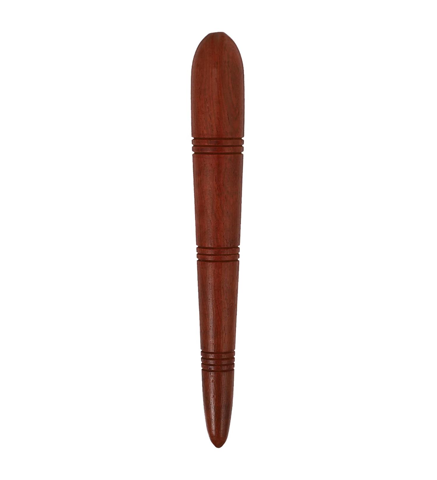 EXCEART Wooden Foot Massager Stick - Acupuncture Massage Tool for Feet Legs Neck & Back (Brown) - 14x1.7x1.7CM | International Shipping Available - Buy Online on GoSupps.com