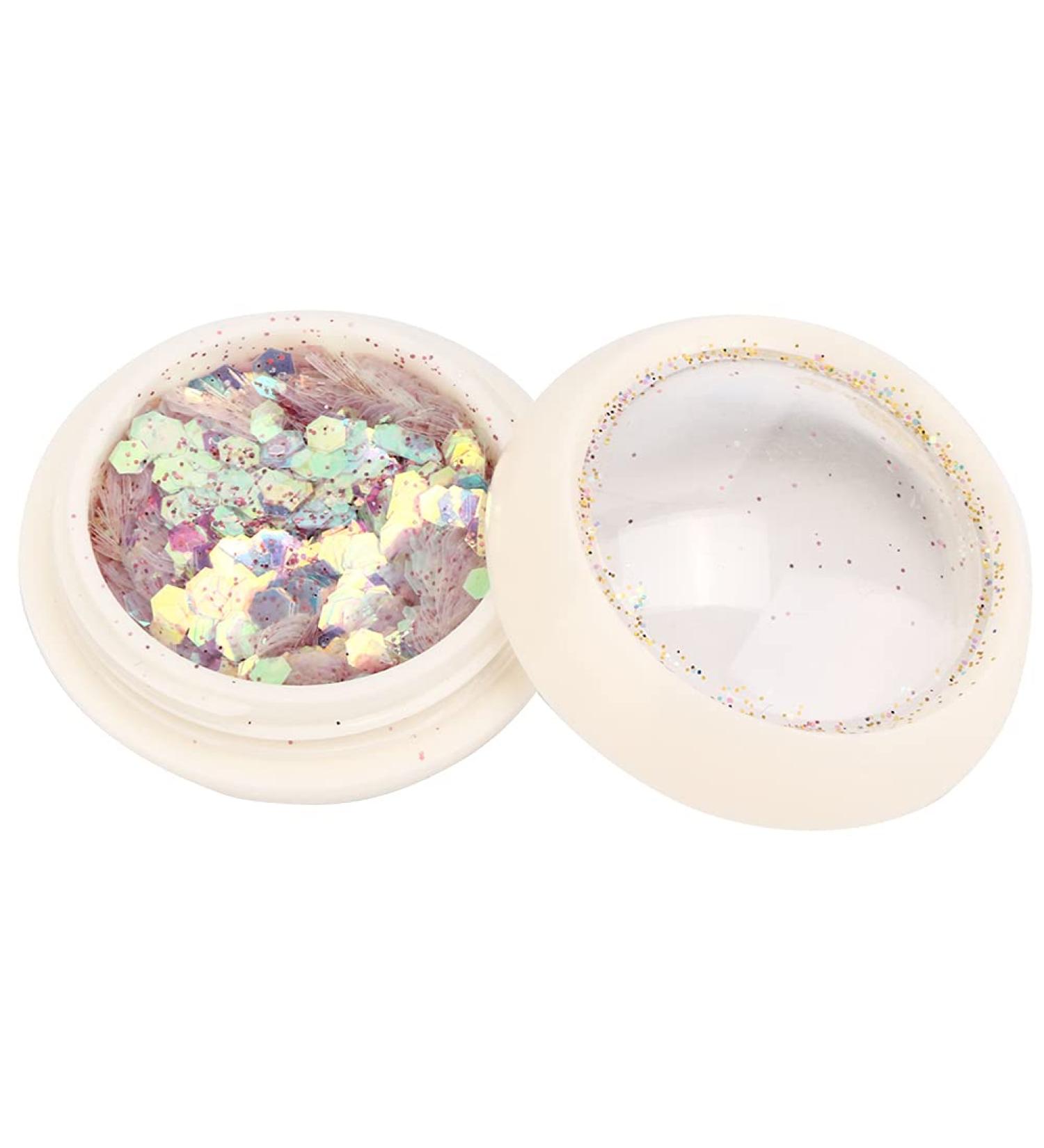 Nail Art Sequins Easy To Apply Nail Art Decoration Bright And Beautiful Easy To Carry Wonderful Nail Art Salon Shop for Home - Buy Online on GoSupps.com