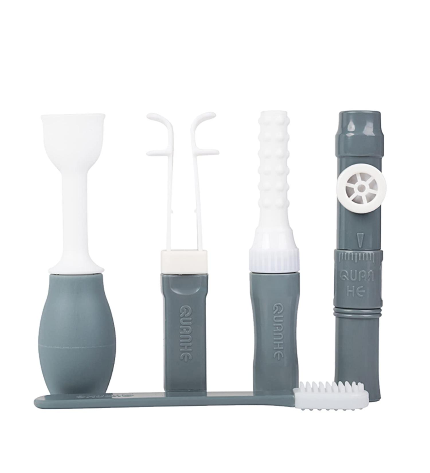 HSRG Tongue Muscle Trainer - 5-Part Medical Mouth Muscle Massager for Stroke Aphasia & Non-Flowing Language - Buy Online on GoSupps.com