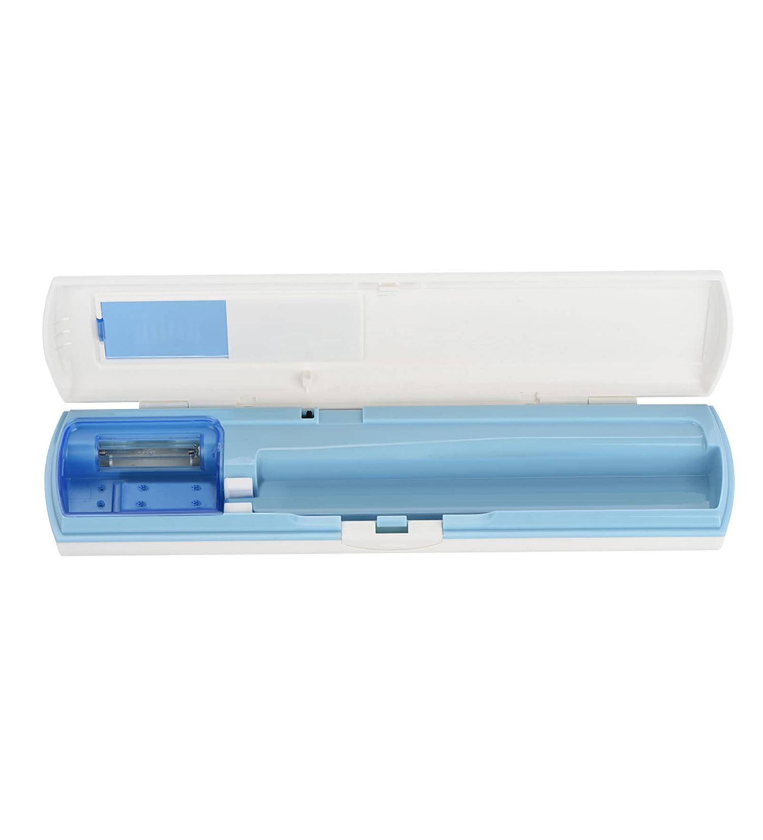 Portable Antibacterial Toothbrush with Germicidal Sterilizer - Lightweight Disinfectant for Travel - Buy Online on GoSupps.com