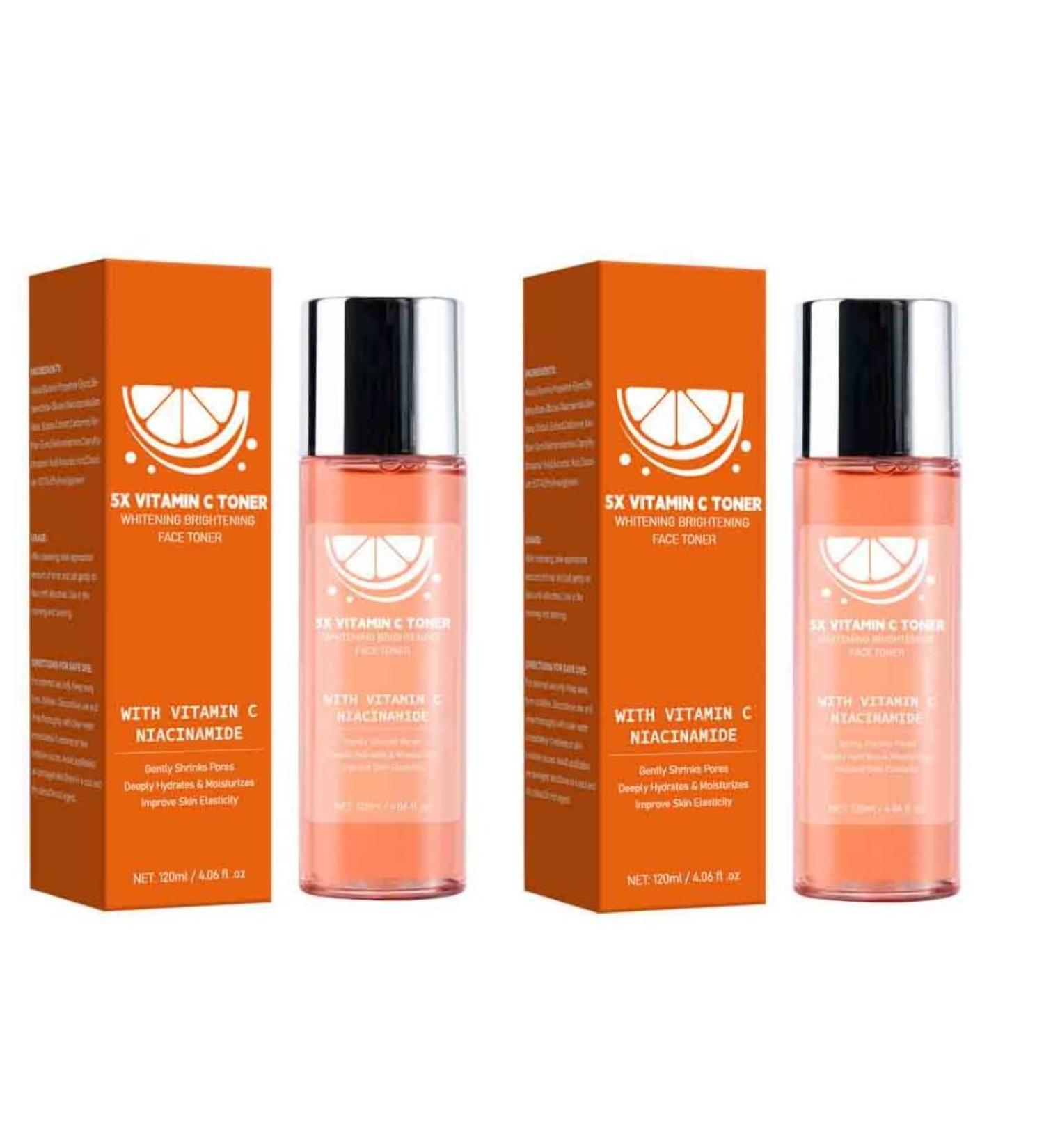 2PCS Whitening Brightening Face Toner Brightening Cream Hydration Barrier for Dry Skin Winter Skincare - Buy Online on GoSupps.com