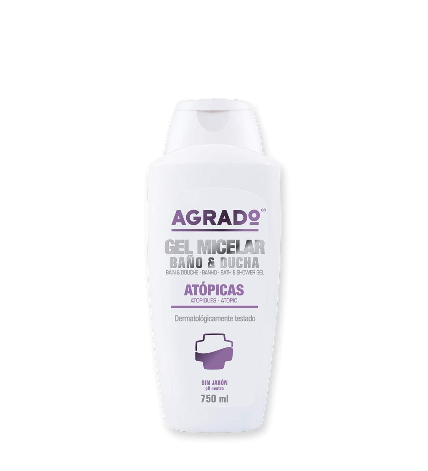 Agrado Cosmetic MICELLAR GEL FOR ATOPIC SKIN 750 ml AGRADO - Buy Online on GoSupps.com