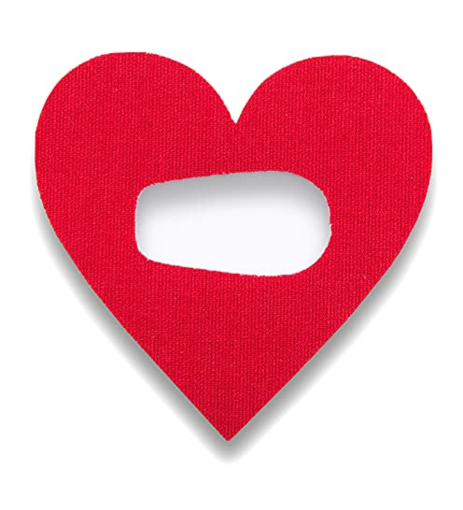 Fixtape Breathable Sensor Tapes for Dexcom G6 - 7 Pack Red Heart Shape Hypoallergenic Waterproof Skin-Friendly & Comfortable - Buy Online on GoSupps.com