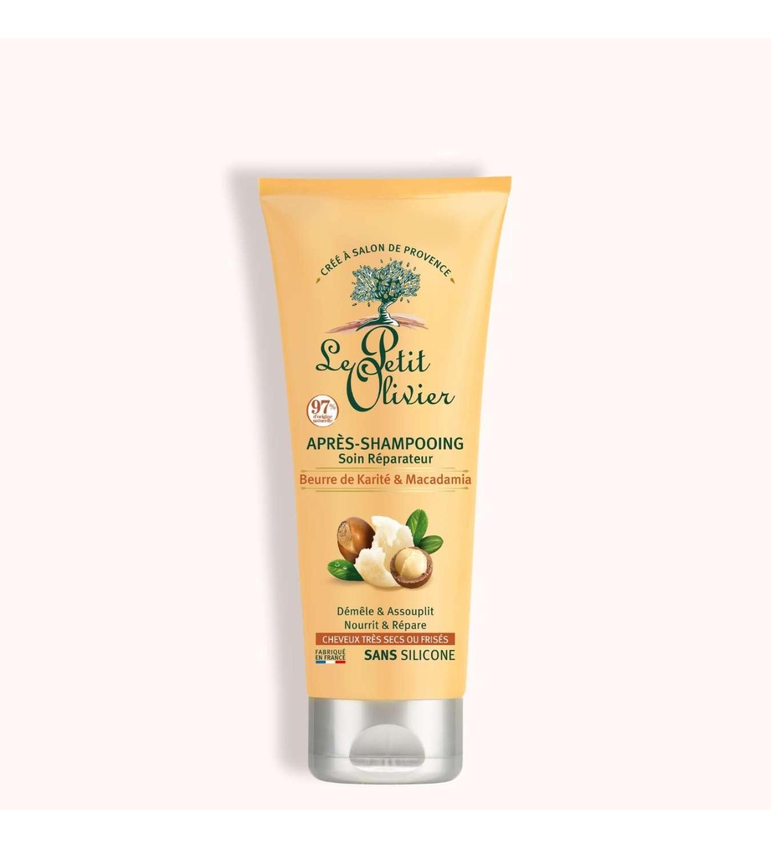 Le Petit Olivier Le Petit Olivier Shea & Macadamia Repairing Shampoo Balm 97% Natural Origin Silicone-Free | Recyclable Tube | One Voice Certified | Made in France | 200ml