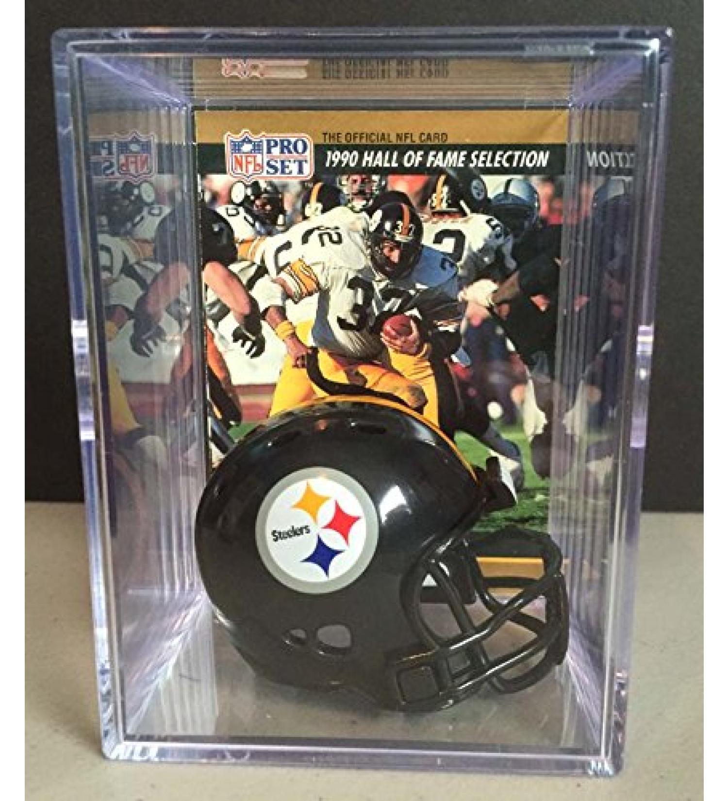 Pittsburgh Steelers NFL Helmet Shadowbox w/Franco Harris card