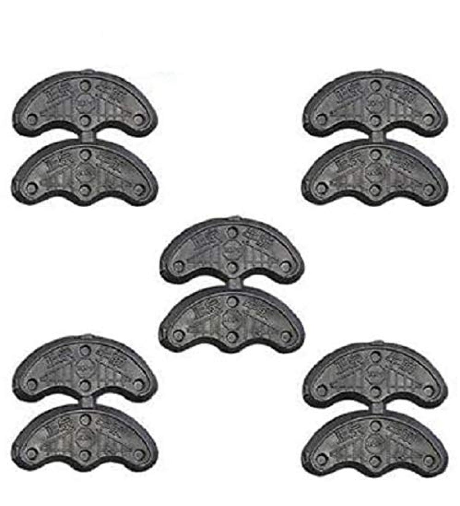 10Pcs Rubber Heel Savers Toe Plates for DIY Shoe Repair - Replacement Heel Plates for Shoe Repair - LinaLife - Buy Online on GoSupps.com