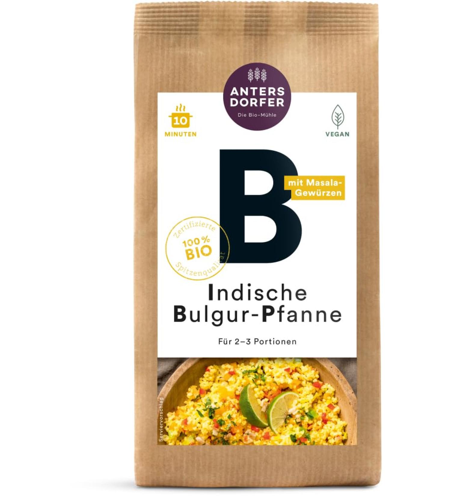 Antersdorfer - Die Bio-M h Antersdorfer - Die Bio-M h Indian Organic Bulgur Pan (2 x 150 g)