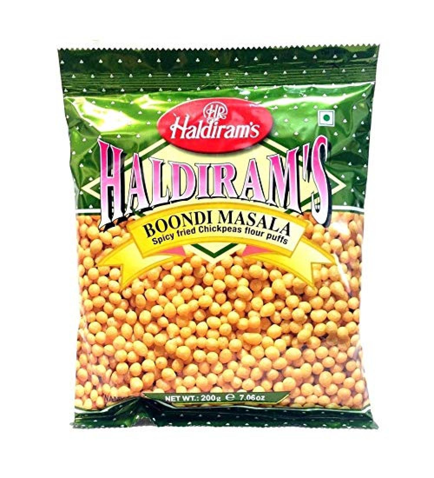 Haldiram's Popular Indian Savouries / Treat for Every Occasions - Boondi Masala 200G-(Pack of 10)