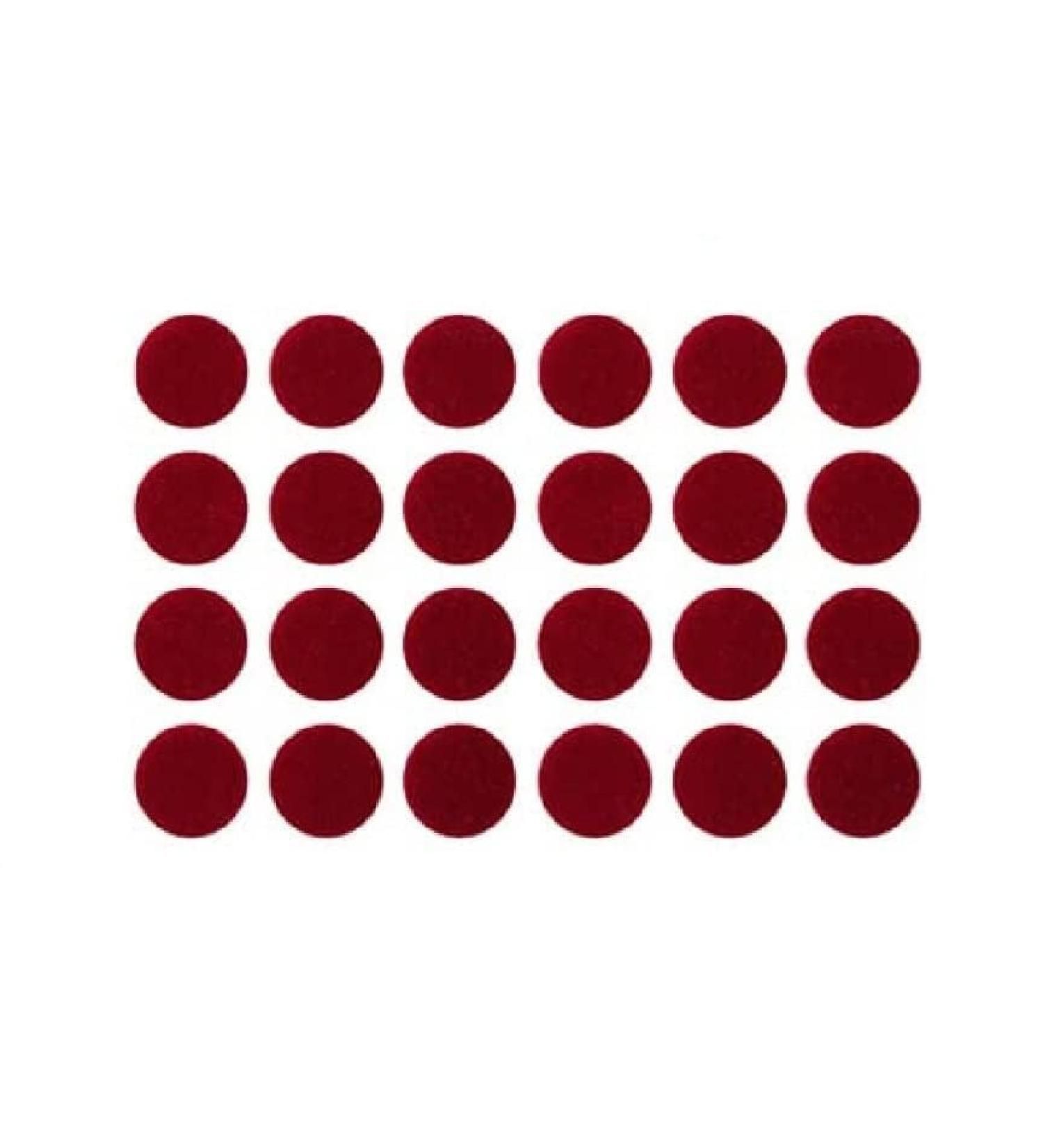 Veesha Daily Use Simple Forehead Maroon Bindi For Women || Stylish Traditional Bindi - Maroon - 60 Pieces