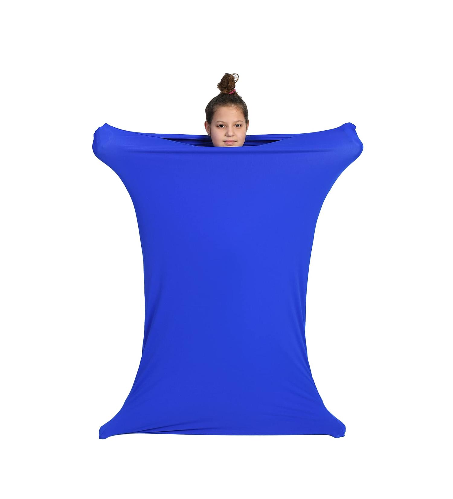 Sensory Owl Full Body Sock - XL Blue for ADHD Autism - Deep Pressure Stimulation Toy for Stress Relief - Super Soft Lycra Wrap for Sensory Therapy - Buy Online on GoSupps.com