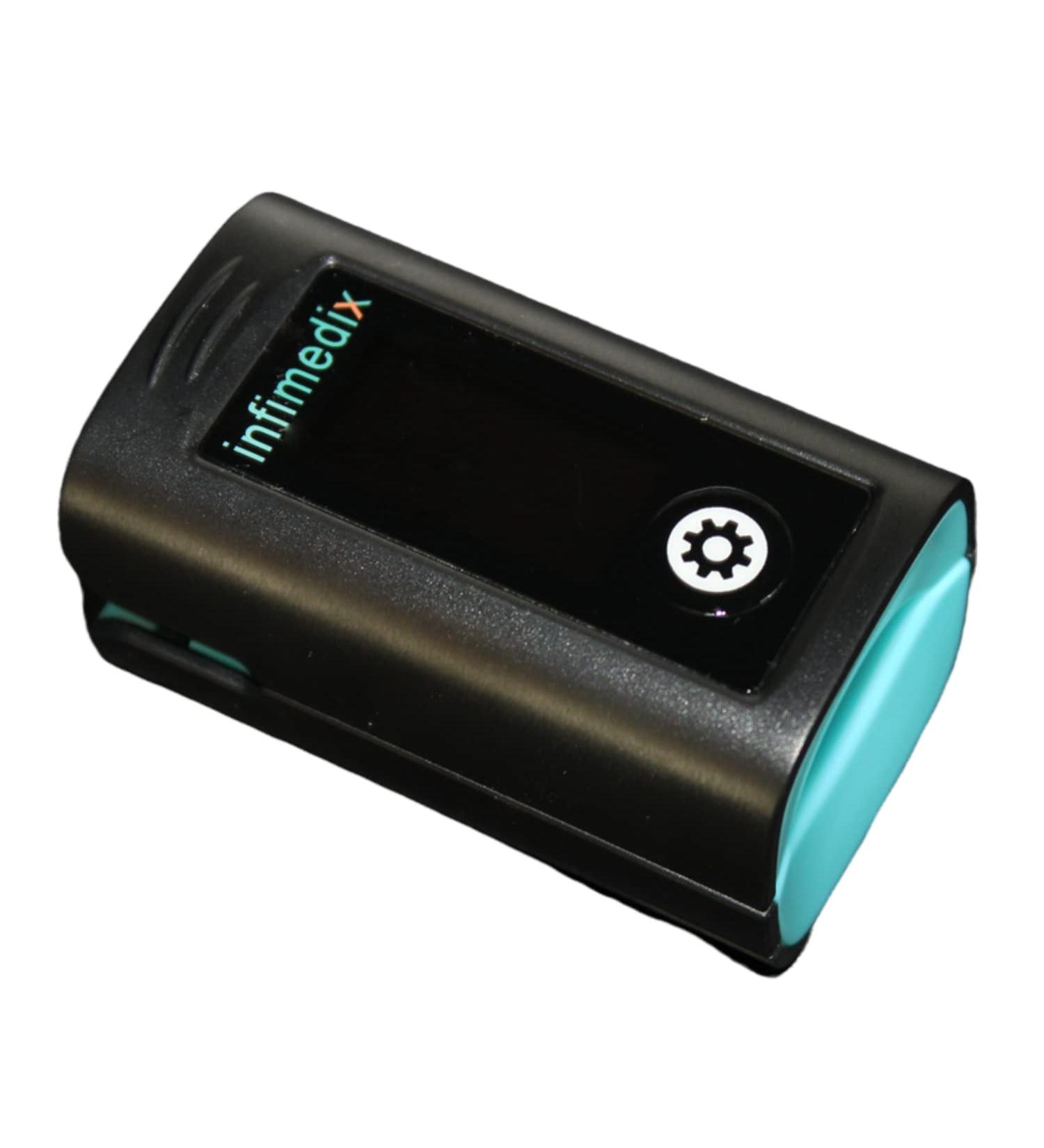 Infimedix Finger Pulse Oximeter - Accurate Blood Oxygen Saturation & Pulse Rate Monitor for International Shipping - Buy Online on GoSupps.com