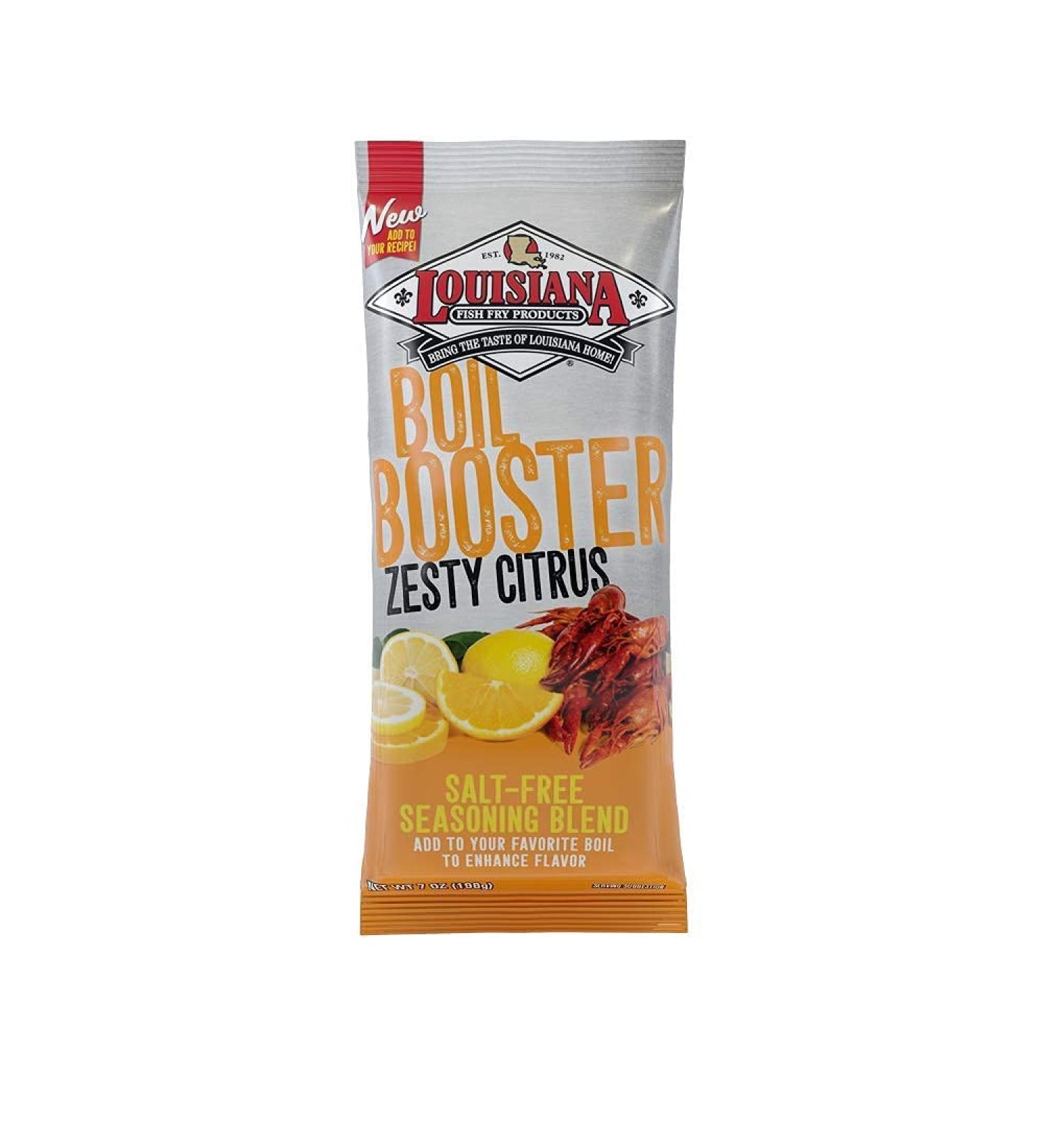 Louisiana Fish Fry Zesty Citrus Boil Booster 7 oz - Authentic Cajun Flavor! - Buy Online on GoSupps.com