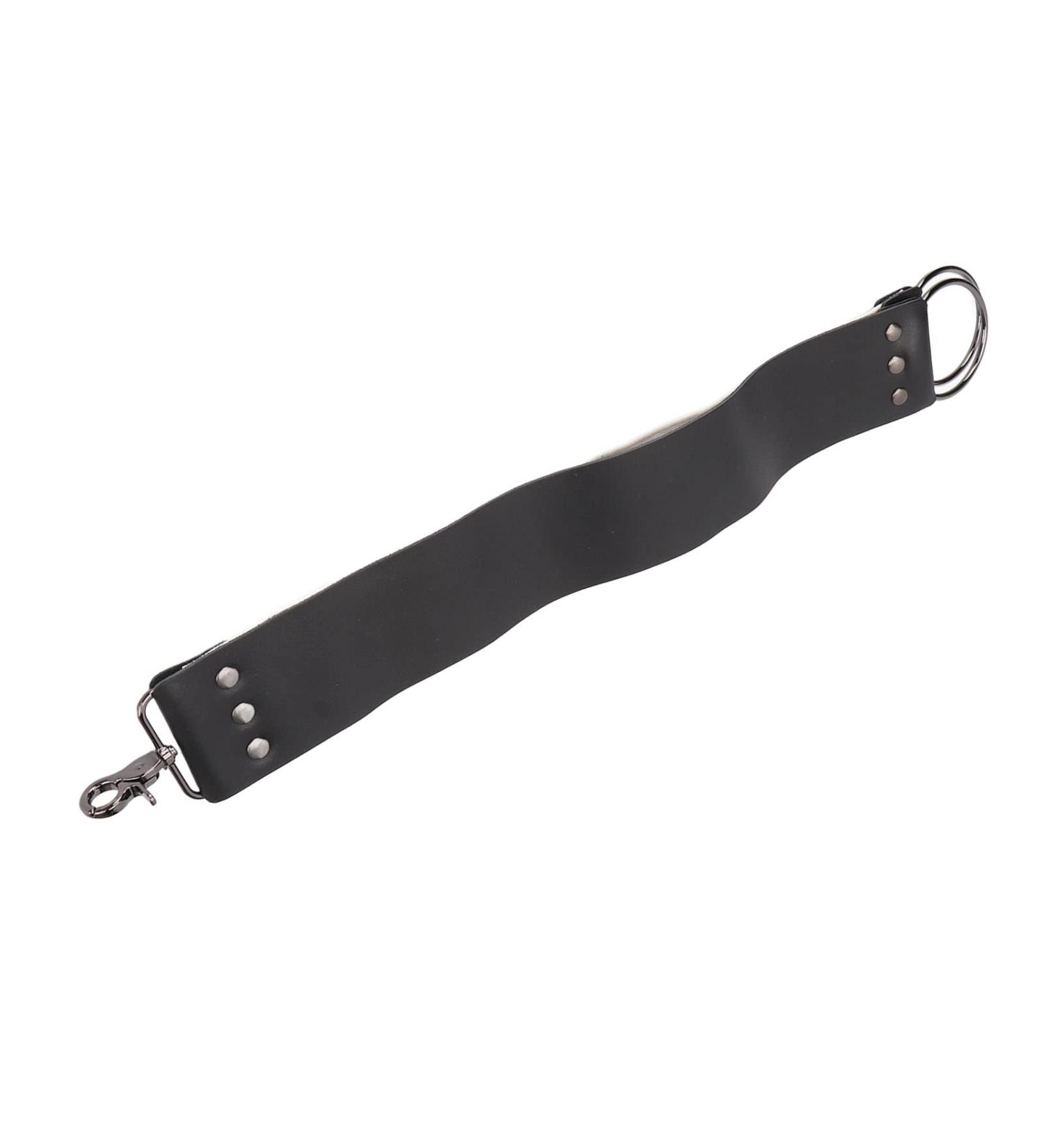 Premium Leather String & Double-Layer Straps for Razor & Knife Sharpening - Black & White - Buy Online on GoSupps.com