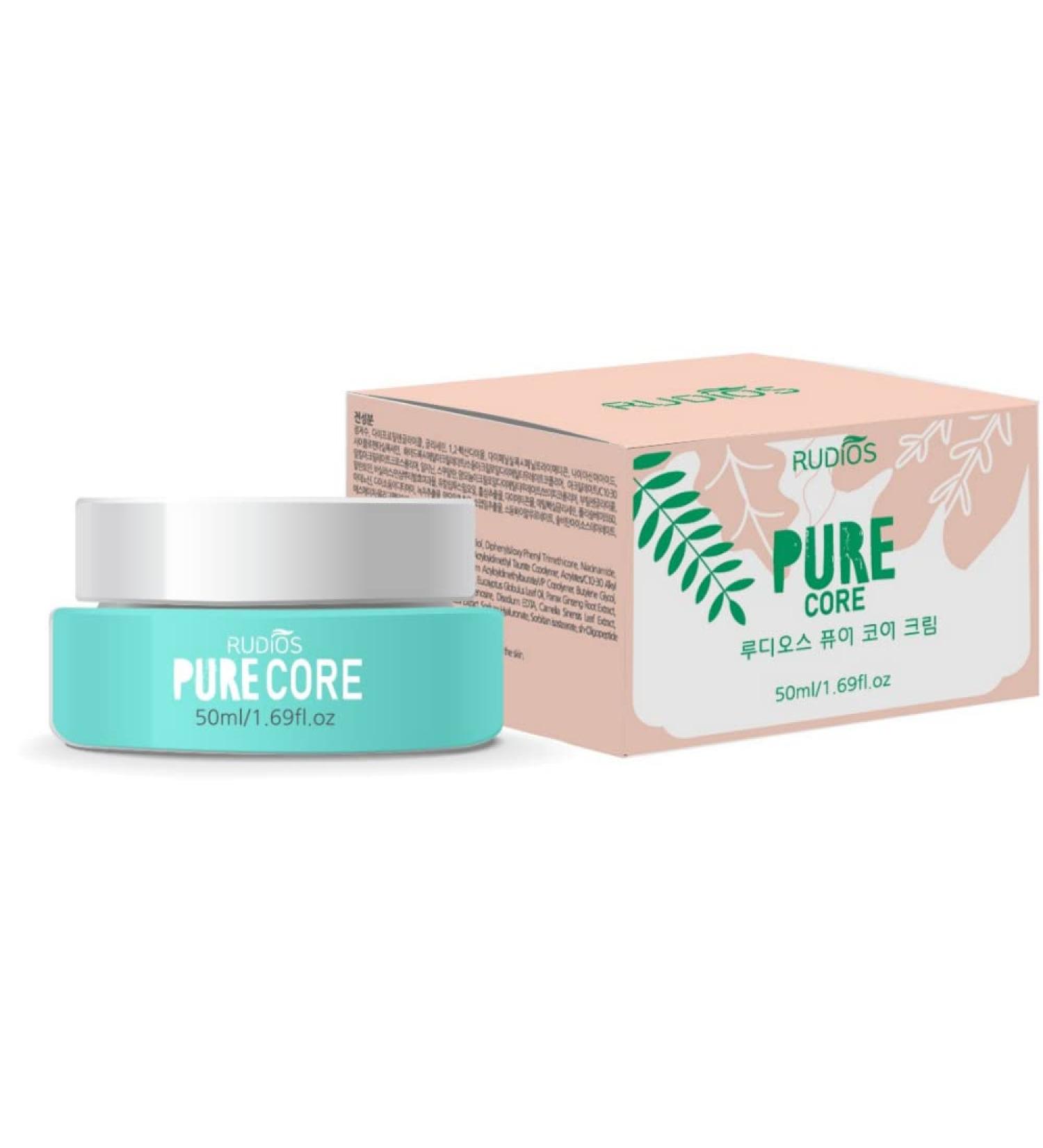 Pure Core Face Moisturizer Cream with Hyaluronic Acid & Ceramide - 50ml for Hydrated Skin | International Shipping Available - Buy Online on GoSupps.com