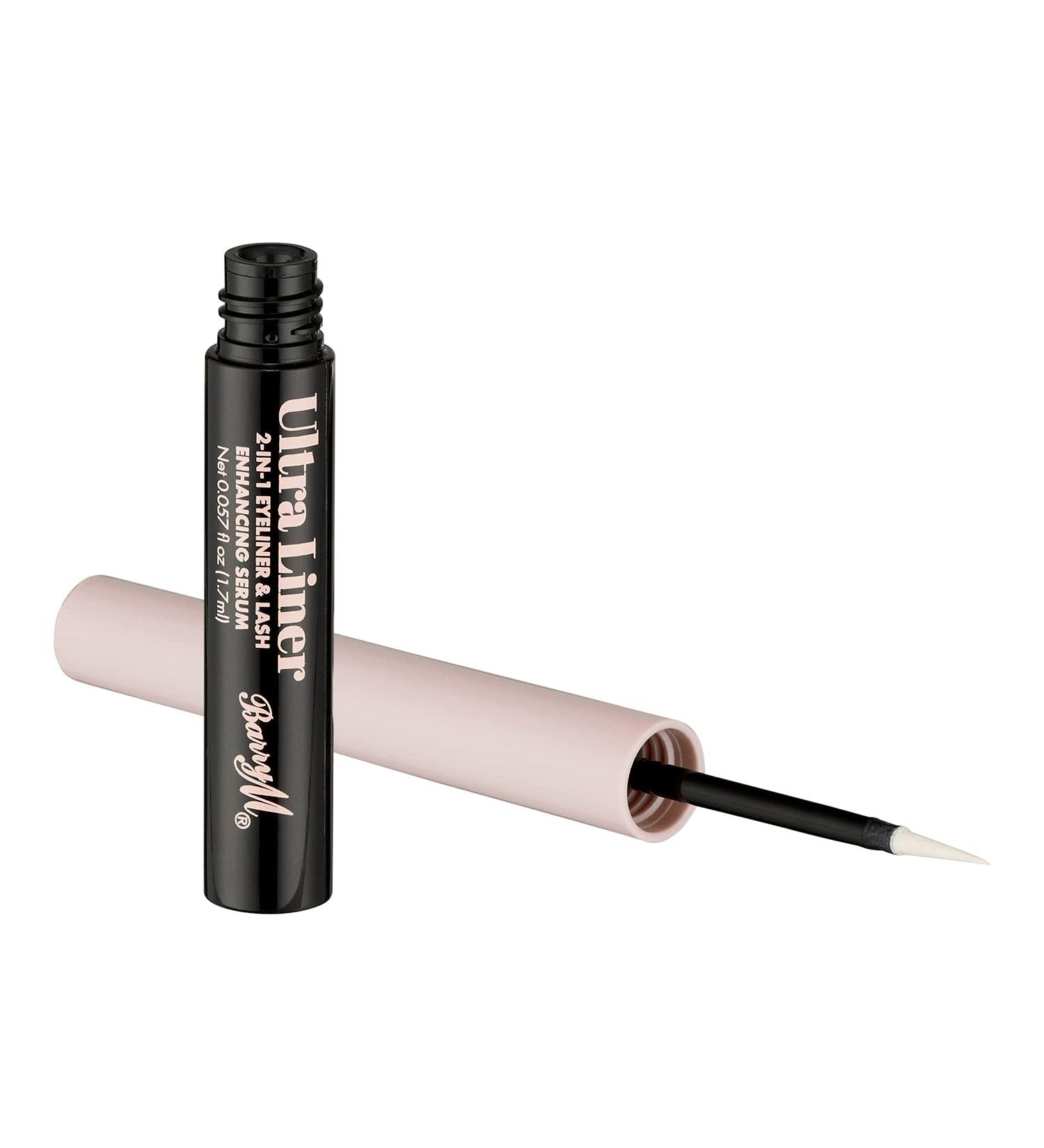  Barry M Barry M White Ultra Liner 2-in-1 Eyeliner Serum and Eyeliner for Eyelash Enhancer Nuance Blanc | Contains Ginseng Root Extract to Promote Hair Growth - Buy Online on GoSupps.com