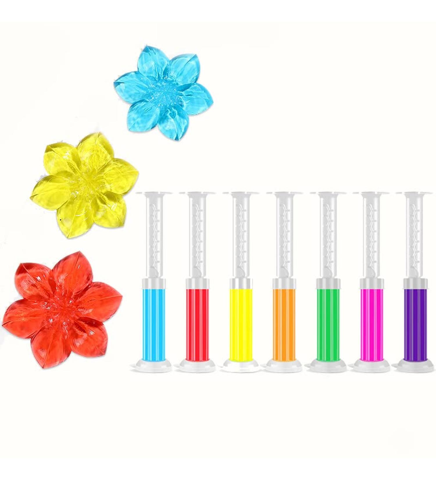 SOKR 6 Pcs Toilet Cleaner Gel Deodorant Air Freshener Aromatic Flower Needle Detergent Flower Toilet Bathroom Fragrance CleaningLavender Gardenia Rose Lemon Sweet Orange Ocean Cherry Blossom - Buy Online on GoSupps.com