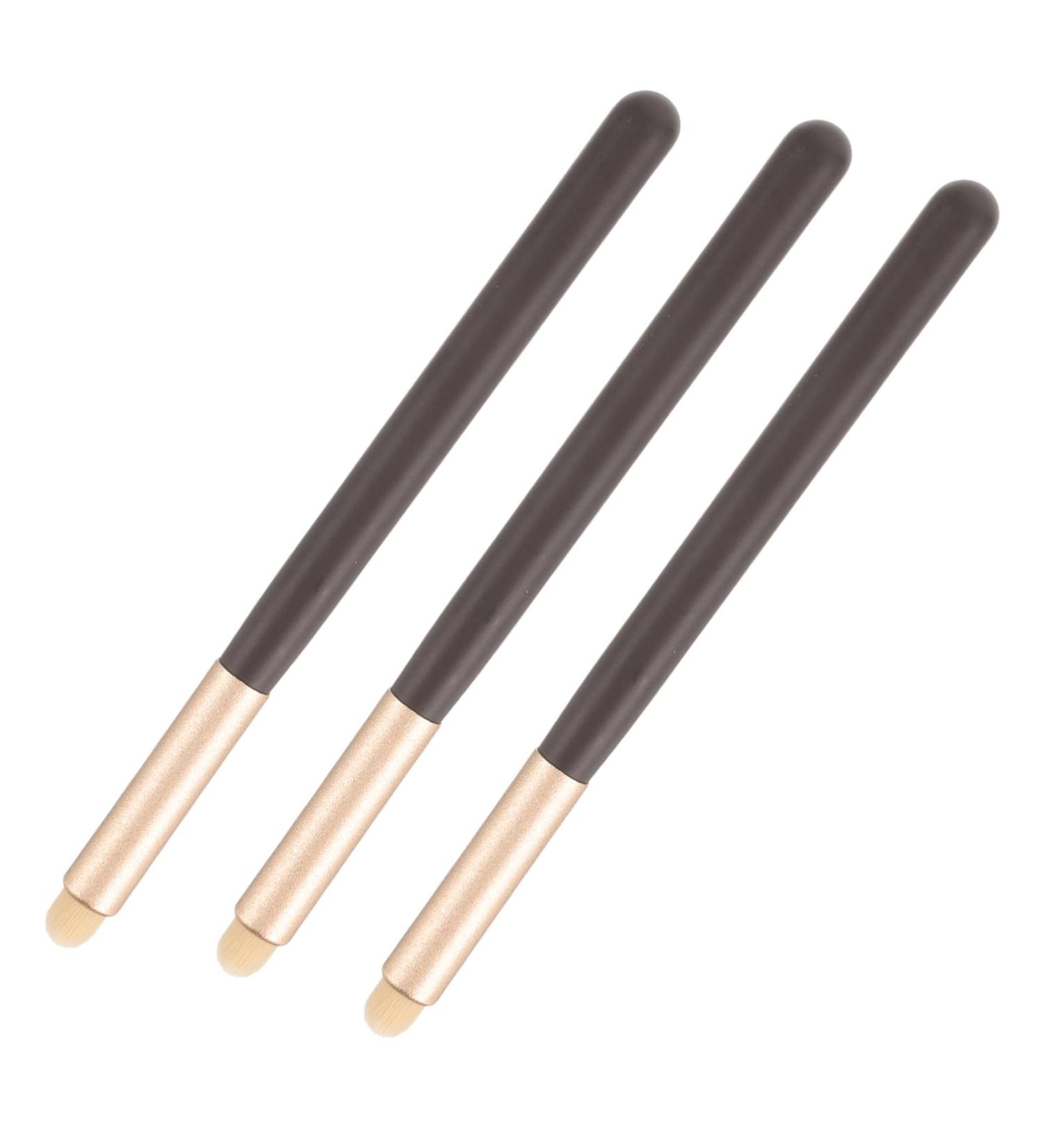 Uonlytech 3pcs Lip Brush Set - Concealer Lipstick & Eyeshadow Makeup Brushes for Women & Girls - Perfect Travel Cosmetic Tools - Buy Online on GoSupps.com