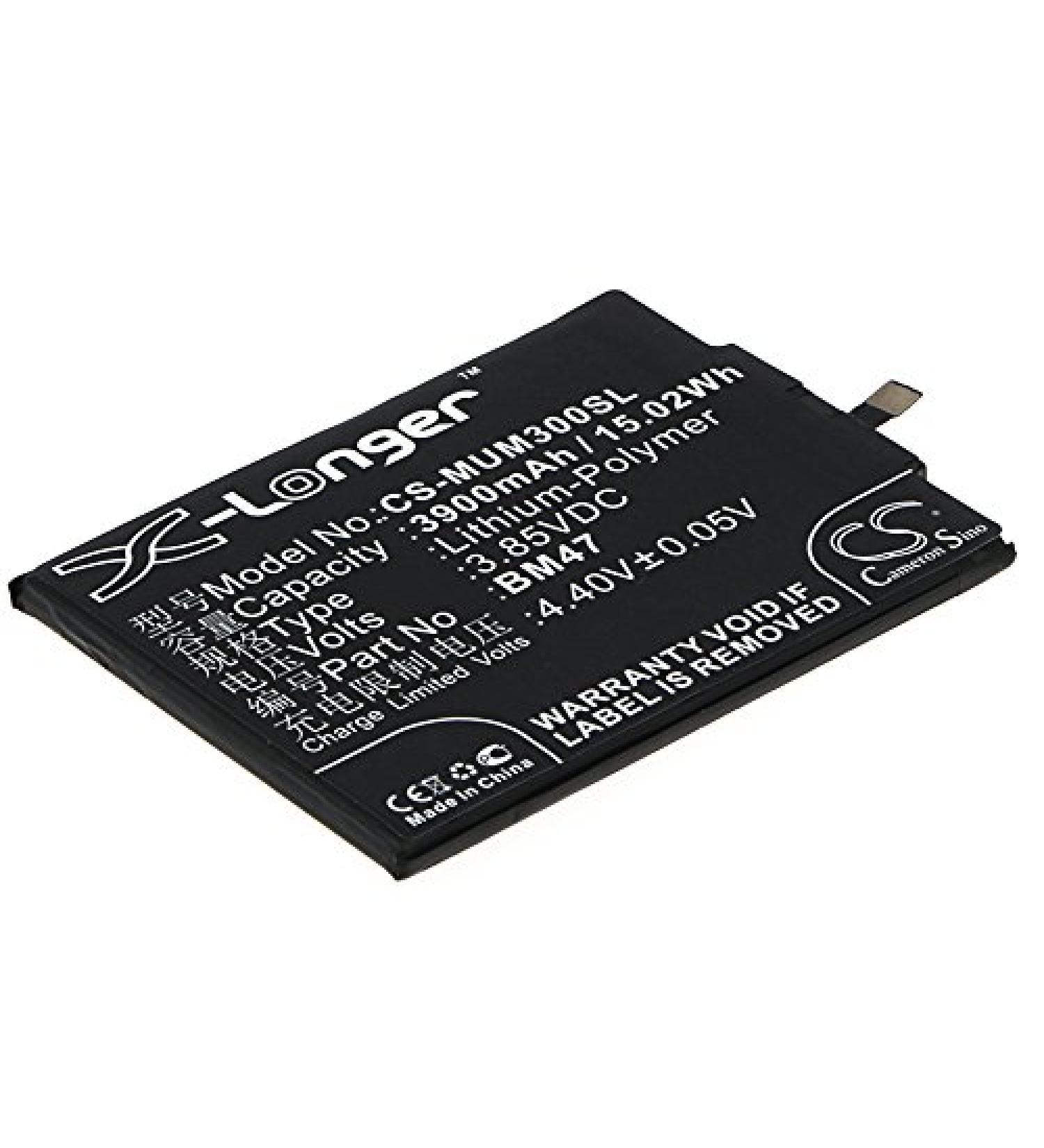 Buy 3.85V 3900mAh BM47 Battery Replacement for 3 3S 3X 3 5.0 3 4X - International Shipping Available - Buy Online on GoSupps.com