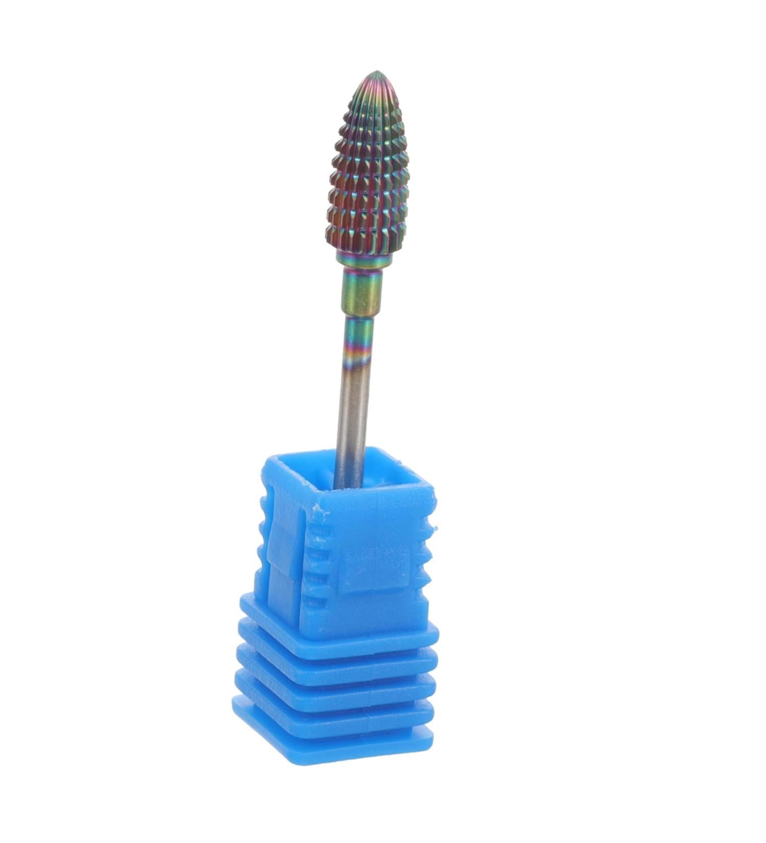 VINTORKY Drills Tool Manicure Accessories Manicure Supplies Manicure Art Drill Bits Manicure Drill Bits Cuticle Pusher Set Women's Tungsten Steel Nail 5.4x1.2cm Colorful - Buy Online on GoSupps.com