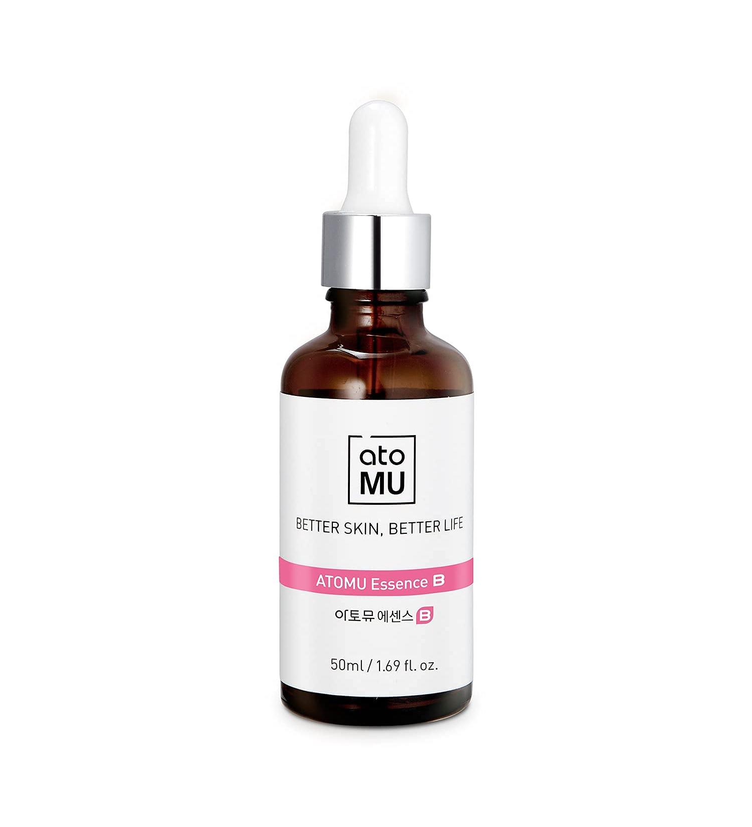 ATOMU Essence B Face Serum for Dry Damaged Skin Made With Naturally Fermented Ingredients such as Pinus Densiflora Leaf Extracts 1.69 fl.oz (1.69 fl.oz.) - Buy Online on GoSupps.com