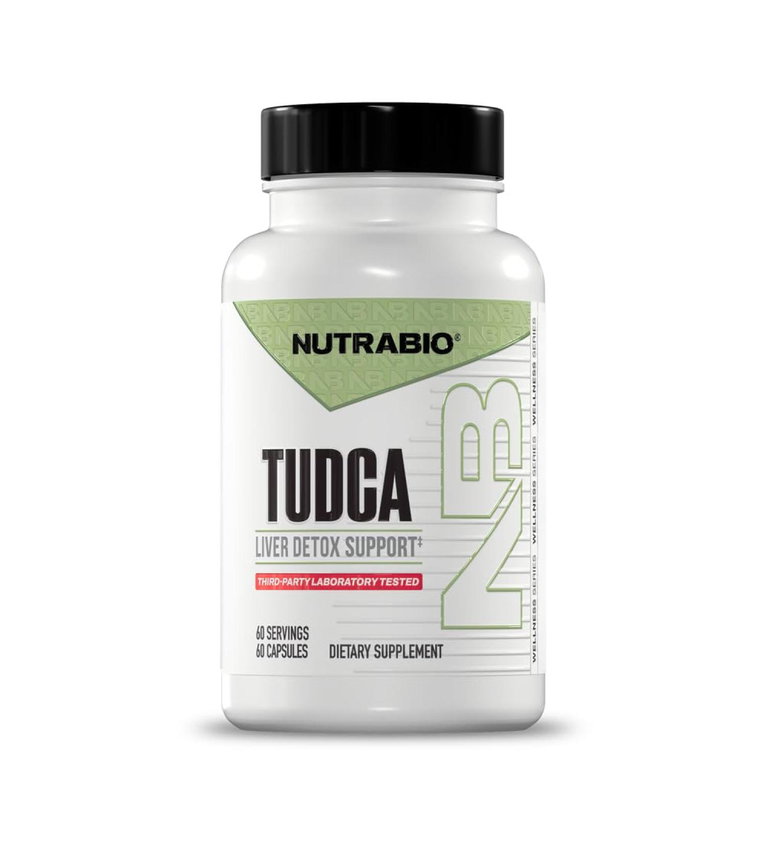 Nutrabio Tudca Liver Detox Support 250 mg 60 Capsules - Buy Online on GoSupps.com