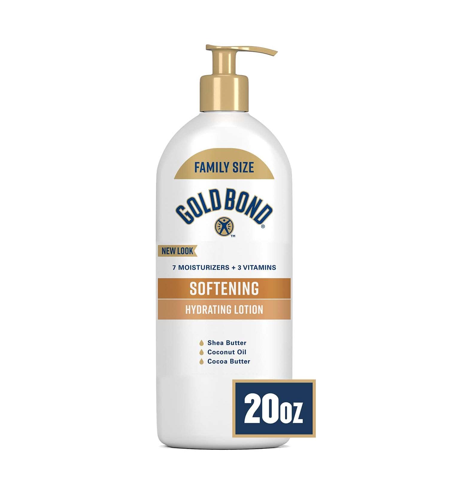 Gold Bond Softening Skin Therapy Lotion 20 oz. with Shea Butter - Hydrating Solution for Rough & Dry Skin - Buy Online on GoSupps.com