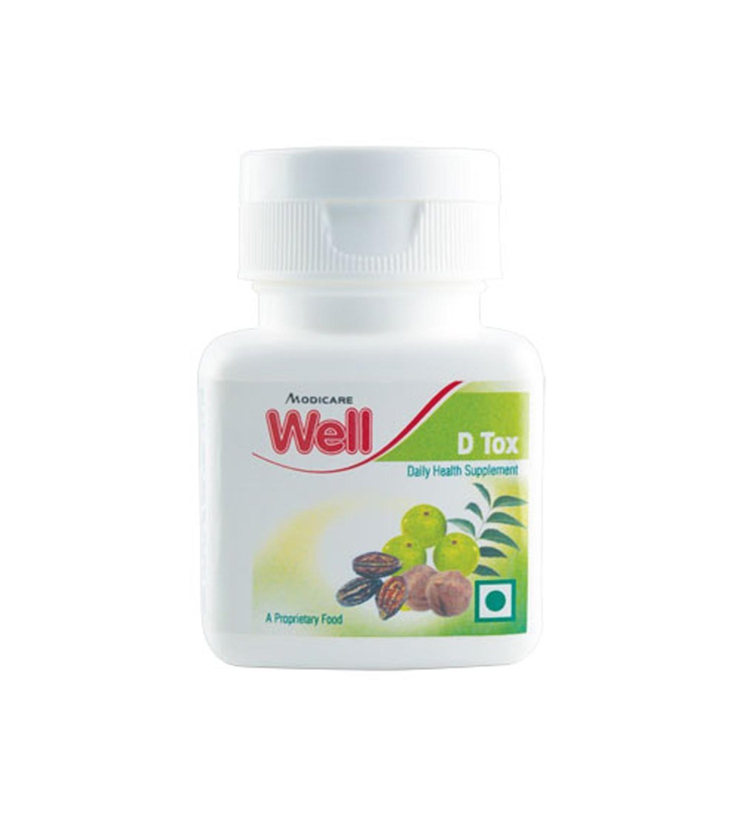 Well D Tox - Detoxification & Liver Support - 60 Tablets | International Shipping Available - Buy Online on GoSupps.com