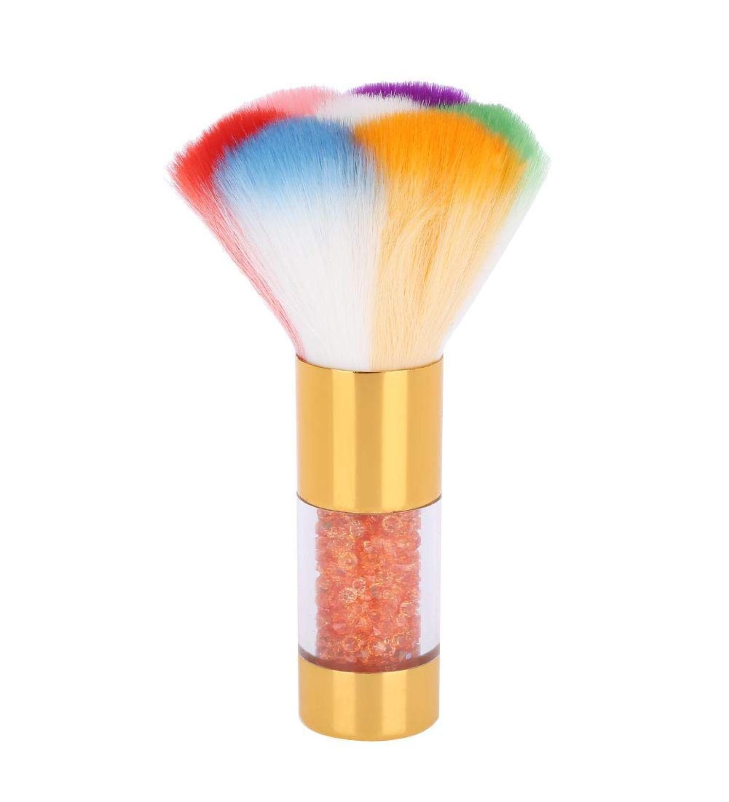 Dekaim Gold Nail Powder Brush - Soft Nail Dust Cleaner for Acrylic & UV-Gel Art - Buy Online on GoSupps.com
