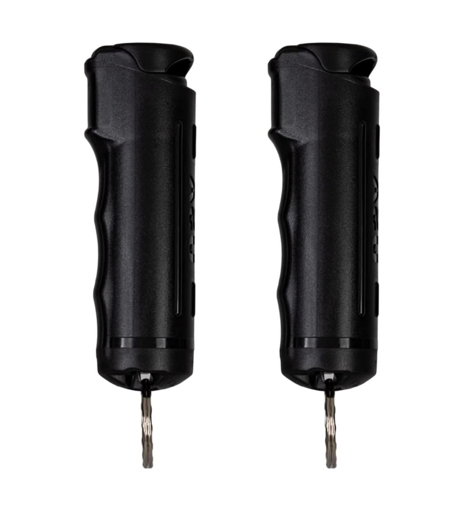 Police Magnum Pepper Spray 2 Pack 1/2oz - Maximum Heat OC with Dye - Compact Case Holder - Self Defense for Women & Men - Made in USA - Buy Online on GoSupps.com