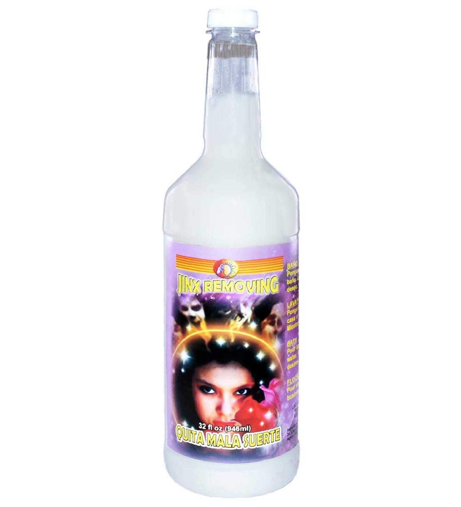 1 Bottle Extra Large Jinx Removing QUITA MALA Suerte Bath WASH BANO Y DESPOJO 32OZ Spiritual Magick Wicca 1 Count (Pack of 1)