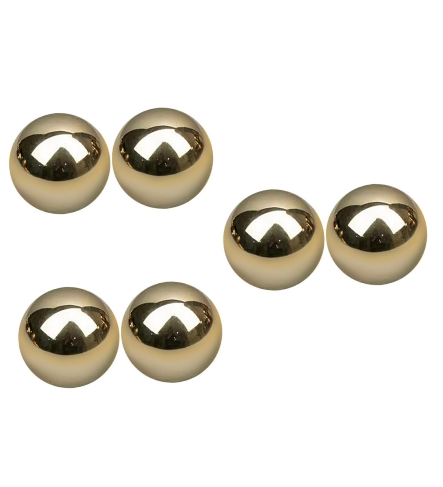 Buy Healeved 6 StK Gymnasikball Decorative Brass Massage Balls for Hand Exercises | International Shipping Available - Buy Online on GoSupps.com
