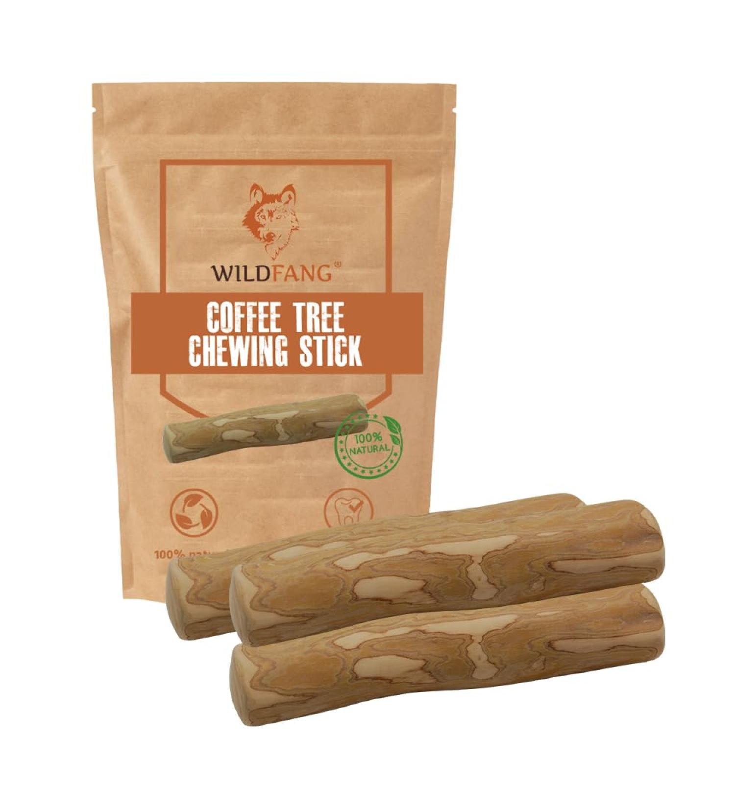 Buy Wildfang Coffee Wood Chewing Roots for Dogs | 100% Natural Long-Lasting Chew Toys for Dogs & Puppies (L - 3 Set 25-45 kg) - Buy Online on GoSupps.com