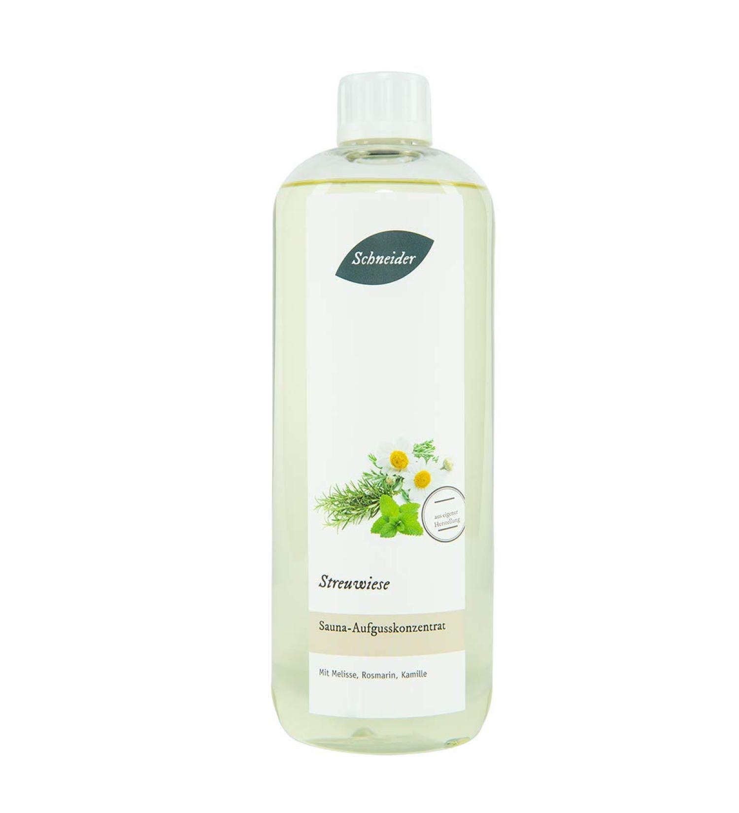 Saunabedarf Schneider - Infusion Concentrate Steuwiese 1000ml | Premium Sauna Experience Worldwide Shipping - Buy Online on GoSupps.com