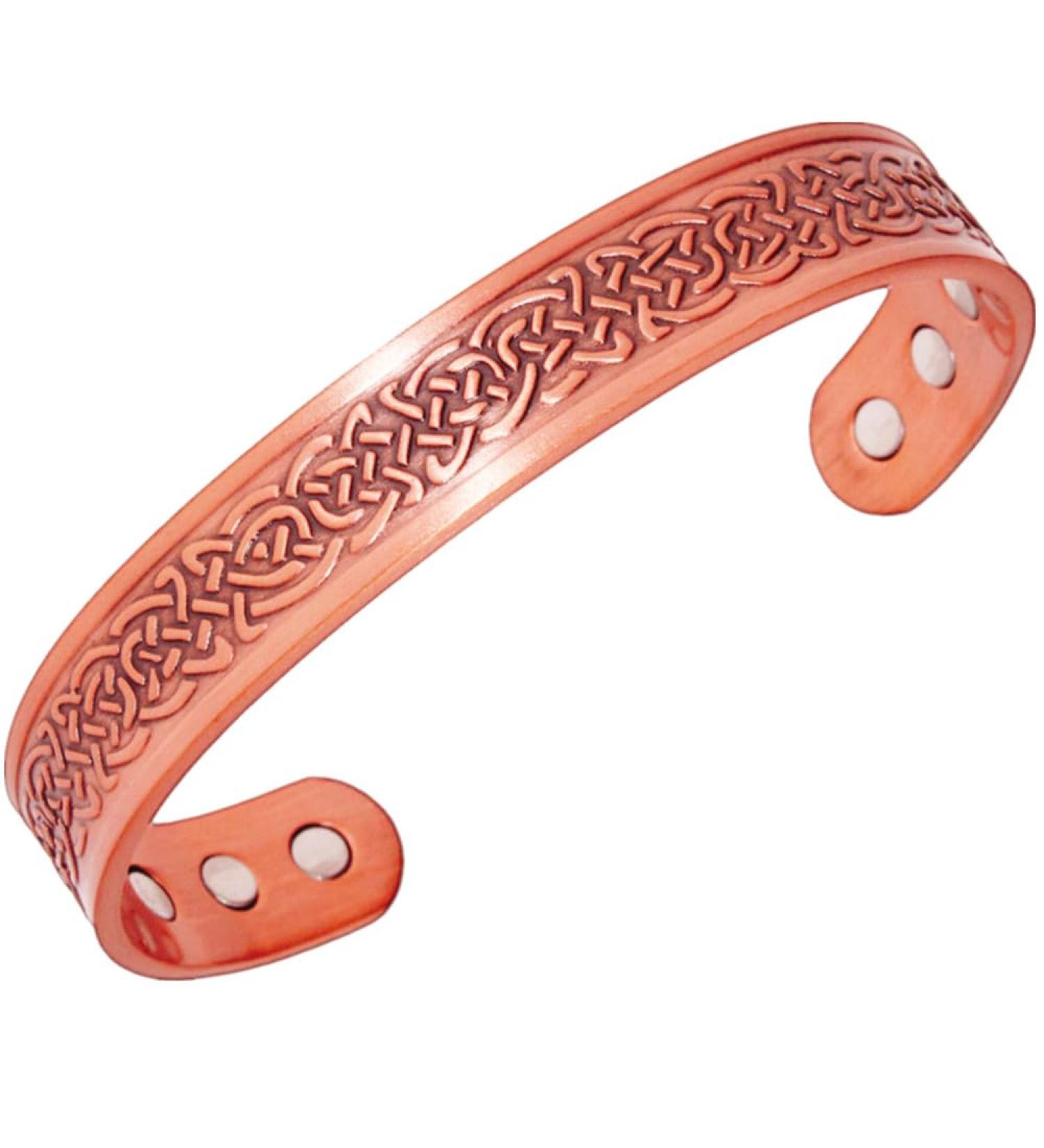 Buy Copper Magnetic Bracelet with 6 Magnets - Unisex Fashion & Health Benefits - Buy Online on GoSupps.com