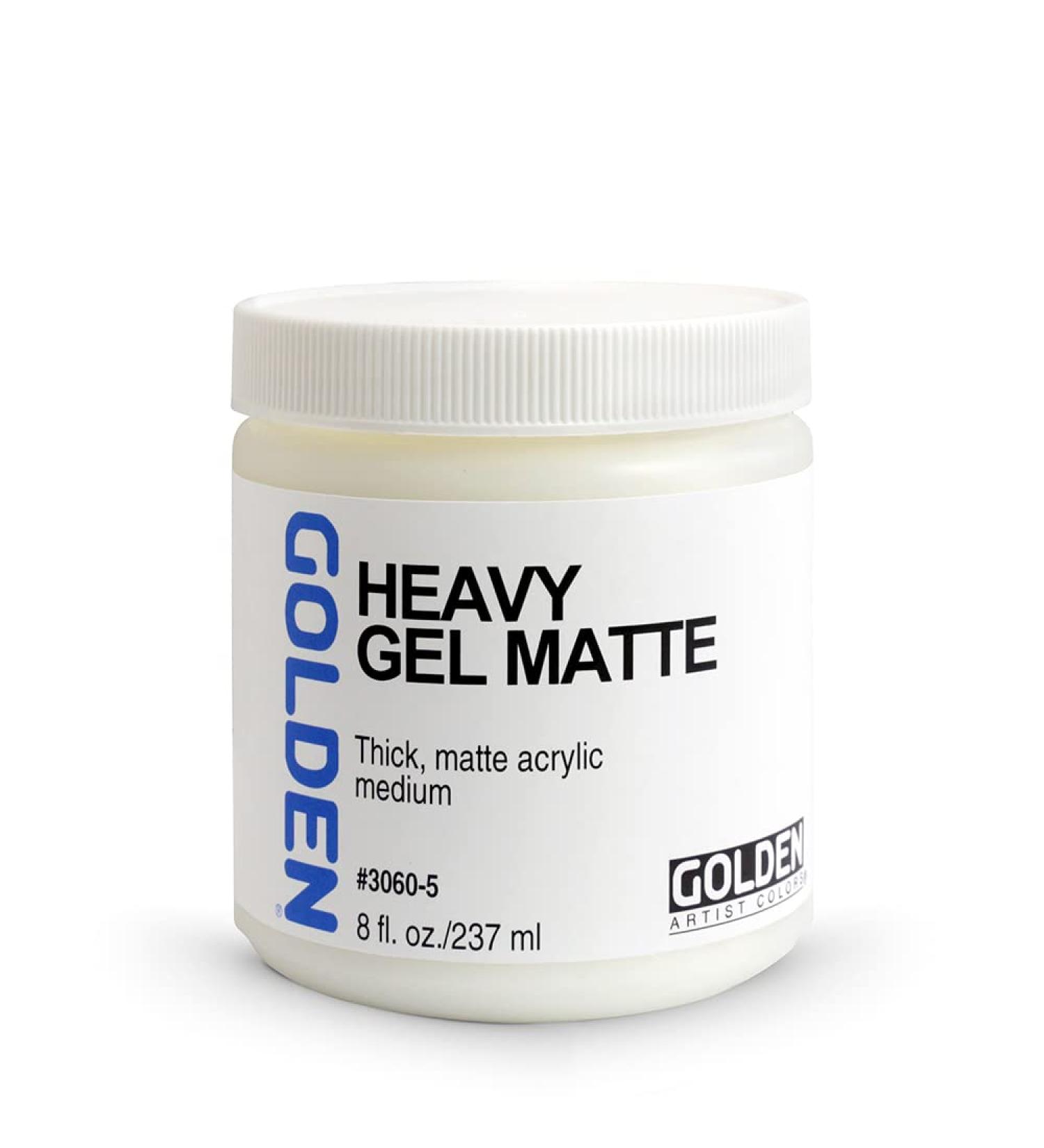 Golden Acryl Med 8 Oz Heavy Gel Matte