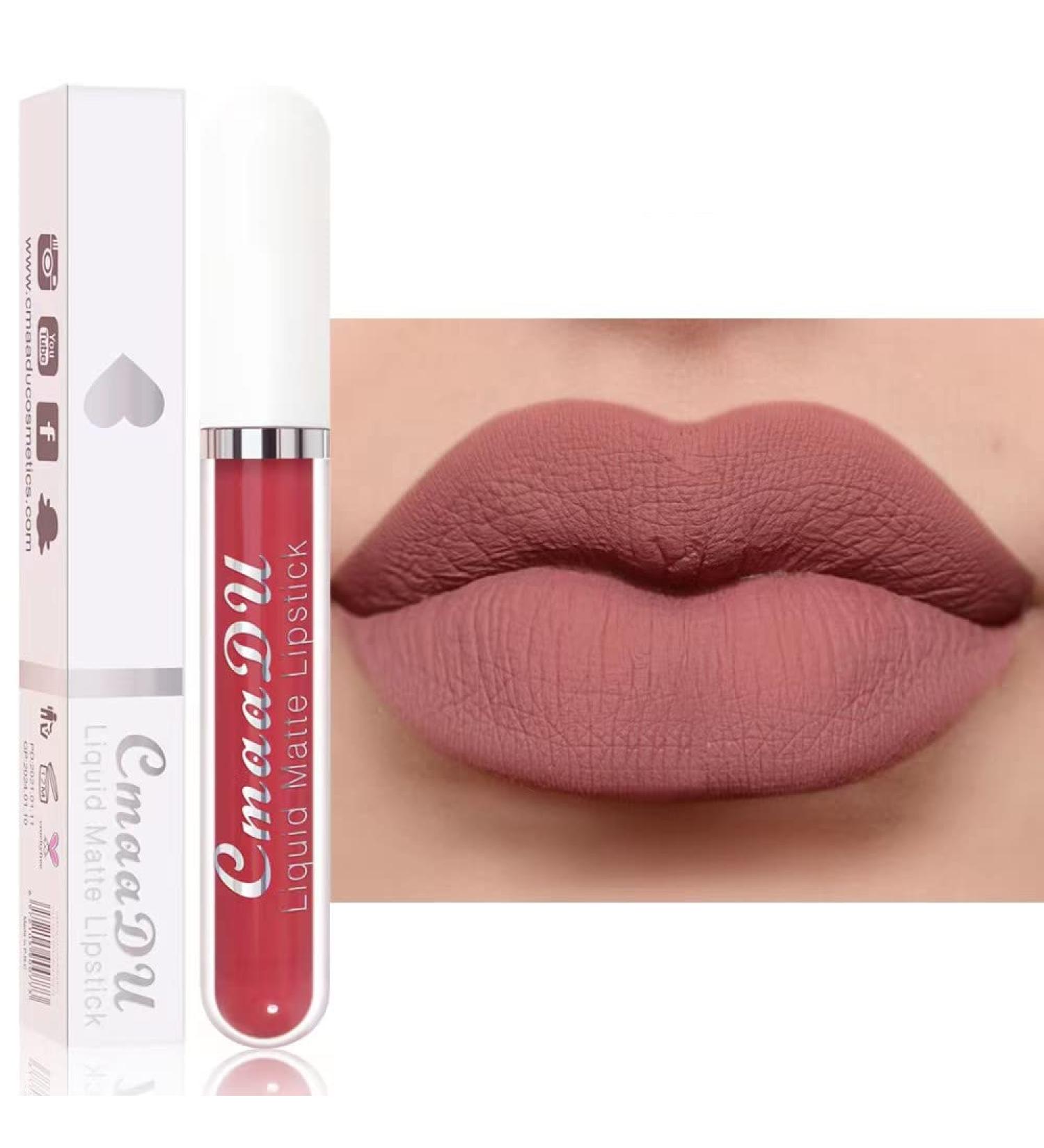 HJOPA Matte Liquid Lipstick Lip Gloss - Long Lasting, Waterproof Formula (004) - 0.04 oz - Buy Online on GoSupps.com