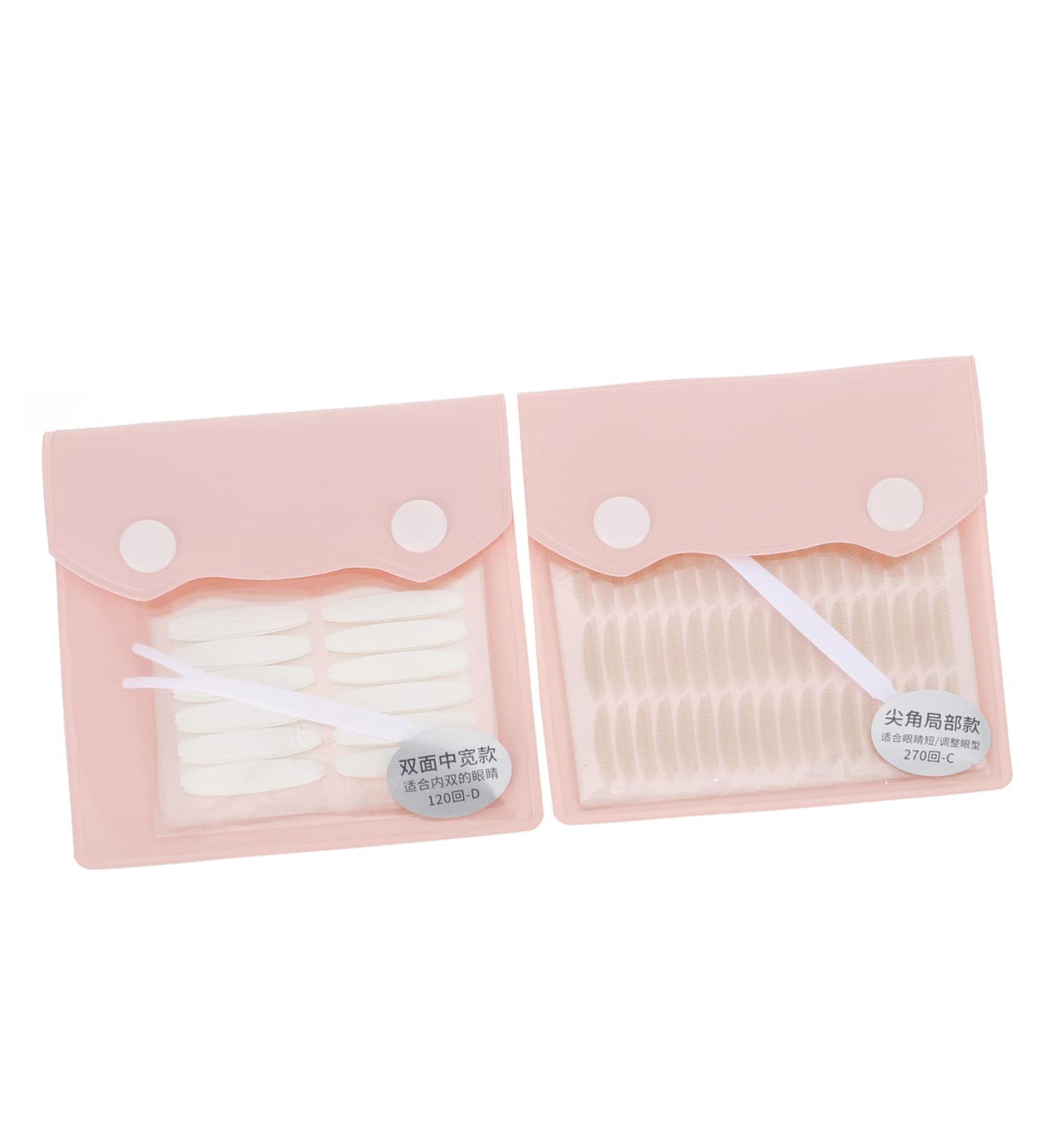 Healeved 2 Lace Double Eyelid Sticker Double Sides Tape Eyelid Lift Tape Double Stick Tape Eyes Cosmetics Accessories Natural Double Eyelid Tapes Breathable Hot Melt Adhesive Tool 8x6.5cm As Shown 1 - Buy Online on GoSupps.com