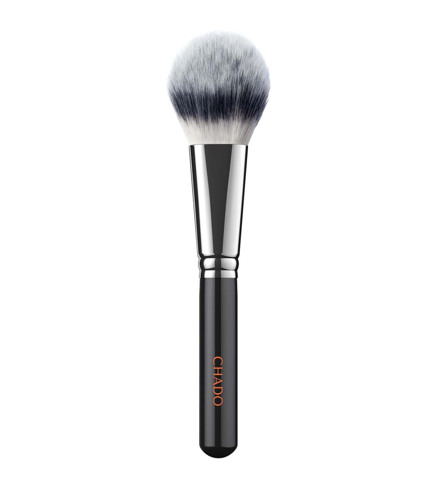 CHADO No. 1 Powder Brush for Complexion - Make Up Brush for Compact or Loose Powders - Made in France