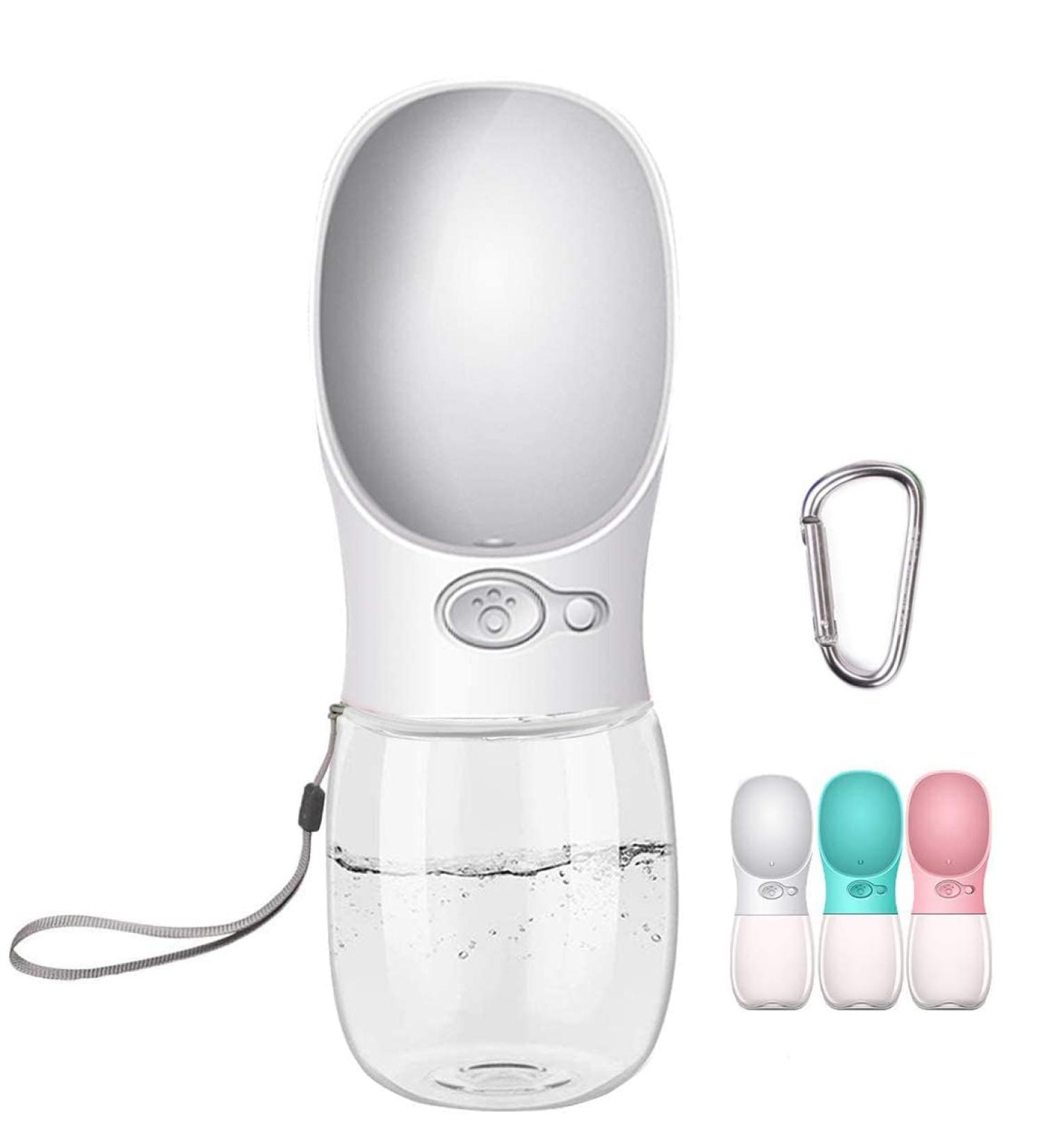 Buy Cotop Portable Dog Water Bottle 350ml - BPA-Free Leak-Proof Travel-Friendly - Ideal for Outdoor Adventures (Pure White) - Buy Online on GoSupps.com