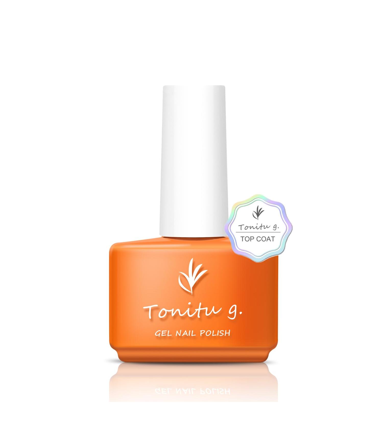 Tonitu G Gel Polish Matte Top Coat 7ml No-Wipe Matte Top Coat High Glossy Shiny Long-Lasting UV Soak Off Upgraded Formula Long-Lasting Clear Nail Gel and Acrylic Nails Home DIY and Nail Salon Matte Coat - Buy Online on GoSupps.com