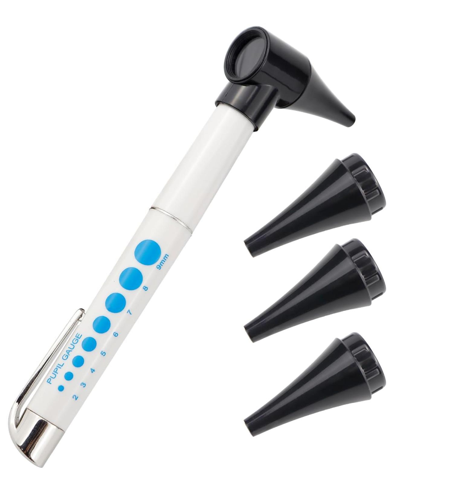 Fercaish Otoscope with Light 4 Covers for Kids Adults Seniors & Pets | Battery-Free Diagnostic Tool - Buy Online on GoSupps.com