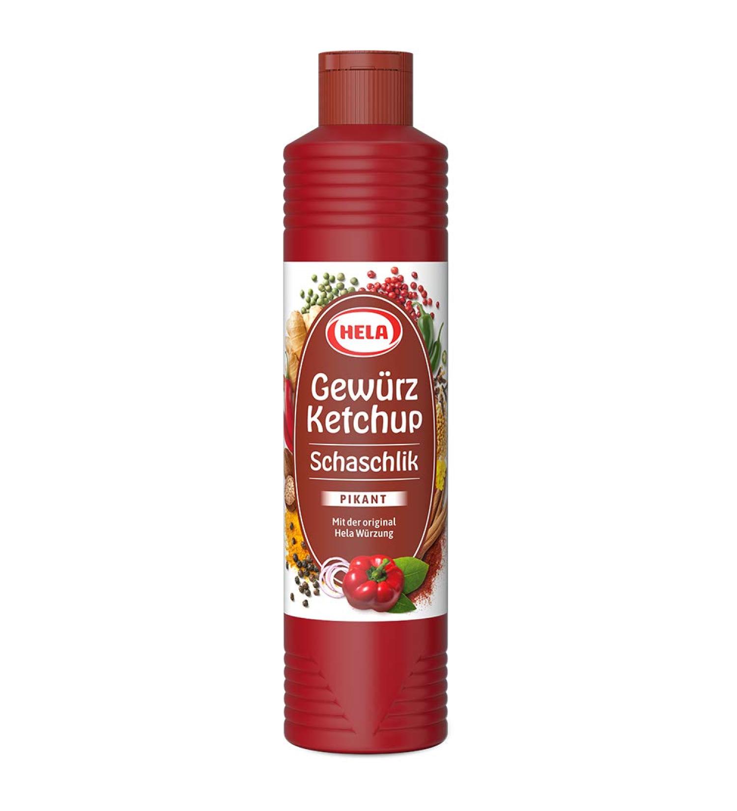 Hela Shashlik Spice Ketchup 800 ml (Pack of 6) - Authentic Flavor for Global Shipping | Buy Online - Buy Online on GoSupps.com