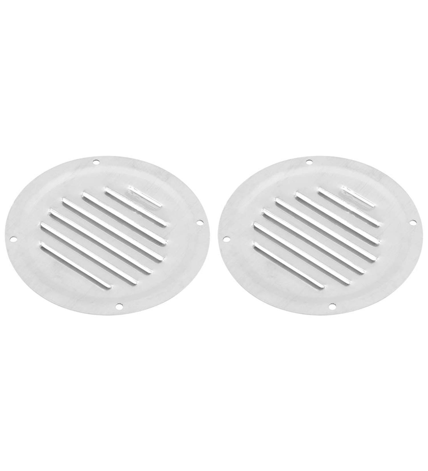 2pcs 5 Inch Round Marine Boat Louvered Vent 316 Stainless Steel Vent Cover - Buy Online on GoSupps.com