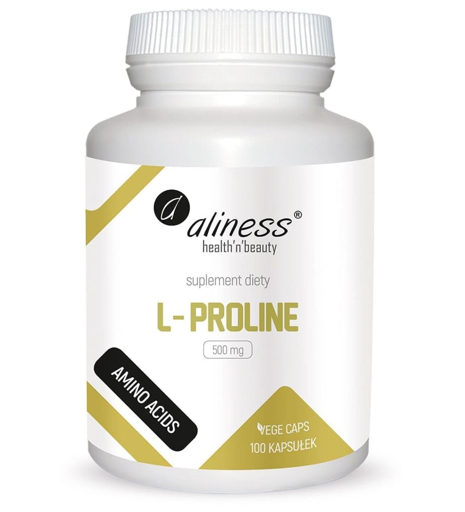 Aliness MedicaLine Lproline 500 mg 100 capsules vege caps Aliness