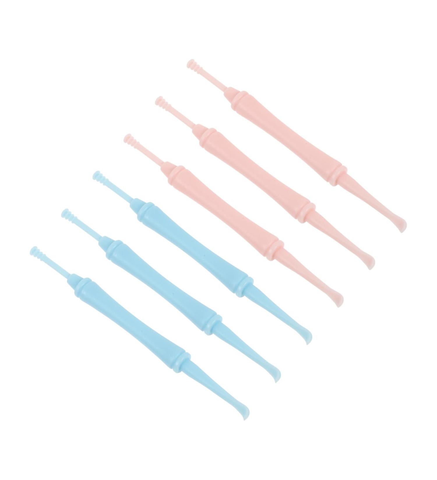 Hemoton 6 Pcs Double-Headed Spiral Ear Spoon Set - Stainless Steel Ear Cleaning Kit with Limpiador De Oidos - Random Color Ear Wax Pickers and Removers - Buy Online on GoSupps.com