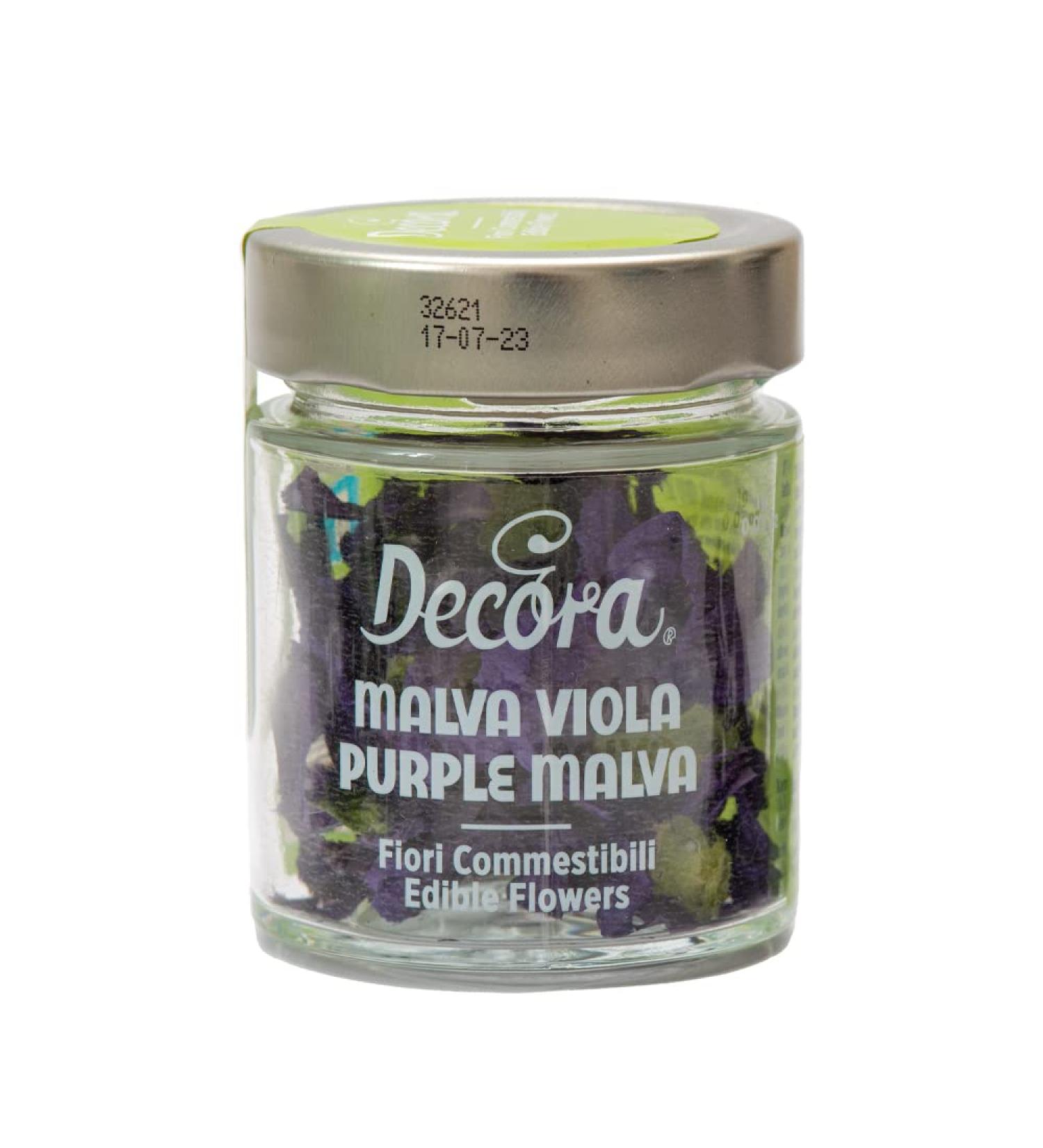 Buy Decora 0201013 Edible Mallow Flowers - Mauve Viola 0.25g Pack of 4 | International Shipping Available - Buy Online on GoSupps.com
