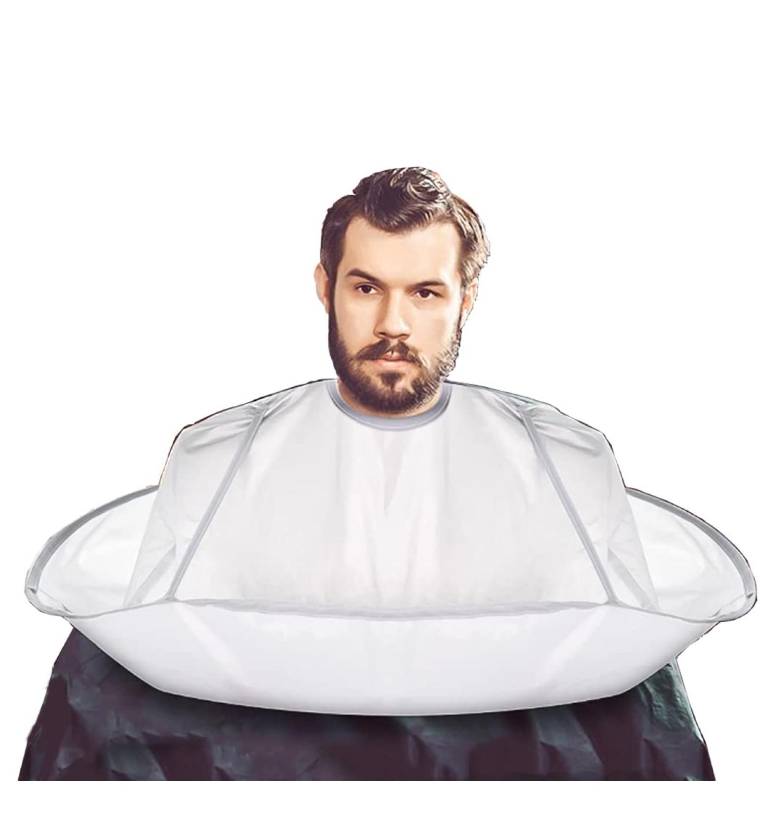 Efinite Foldable Umbrella Hair Cutting Cape - Waterproof Professional Kit for Barbers & Stylists | Salon & Home Use (Silvery - Buy Online on GoSupps.com