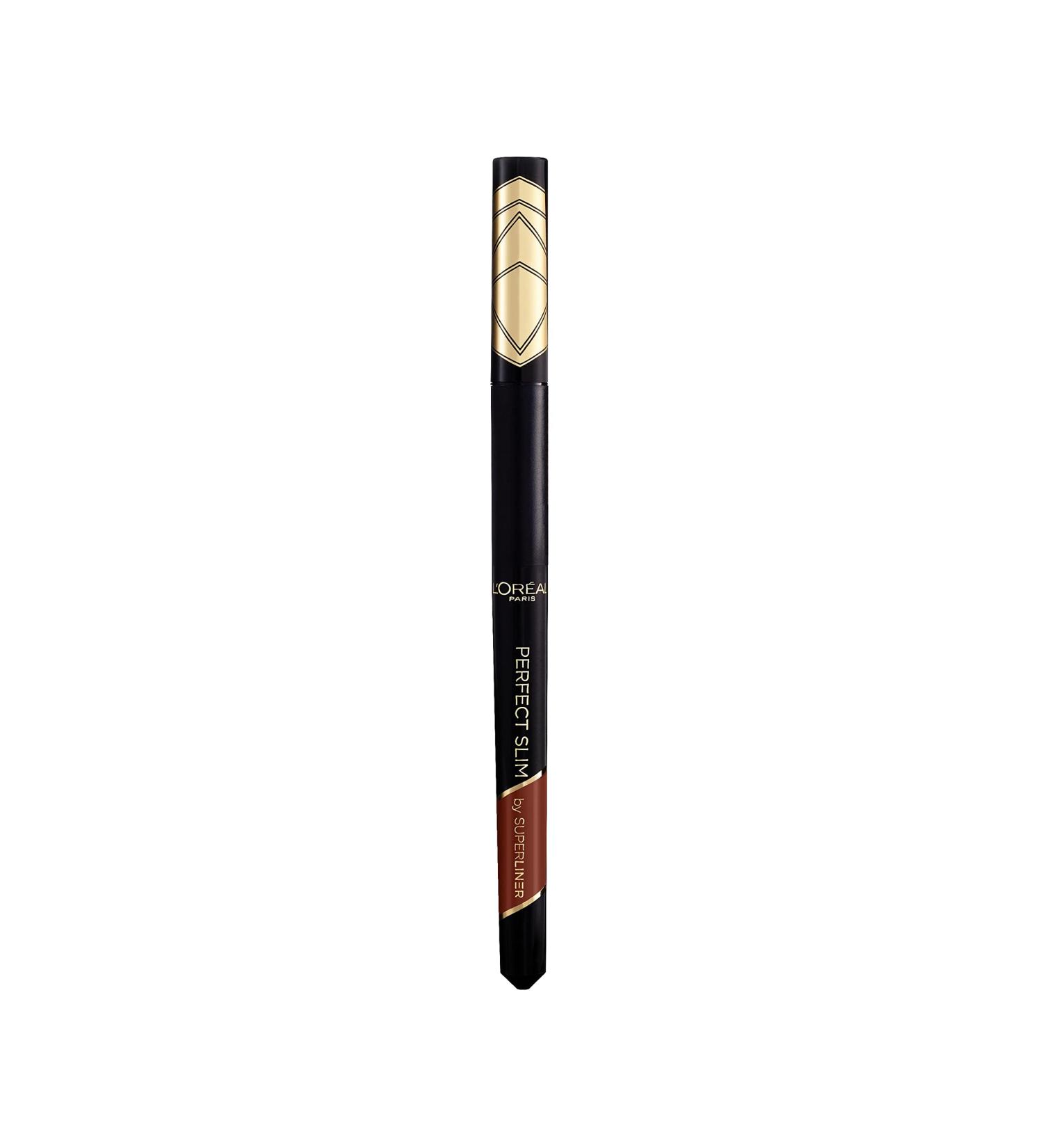 L'Or al Paris Super Liner Perfect Slim Eyeliner No. 03 Brown - Precise Felt Tip for Irresistible Eye Makeup - 1 Piece - Buy Online on GoSupps.com