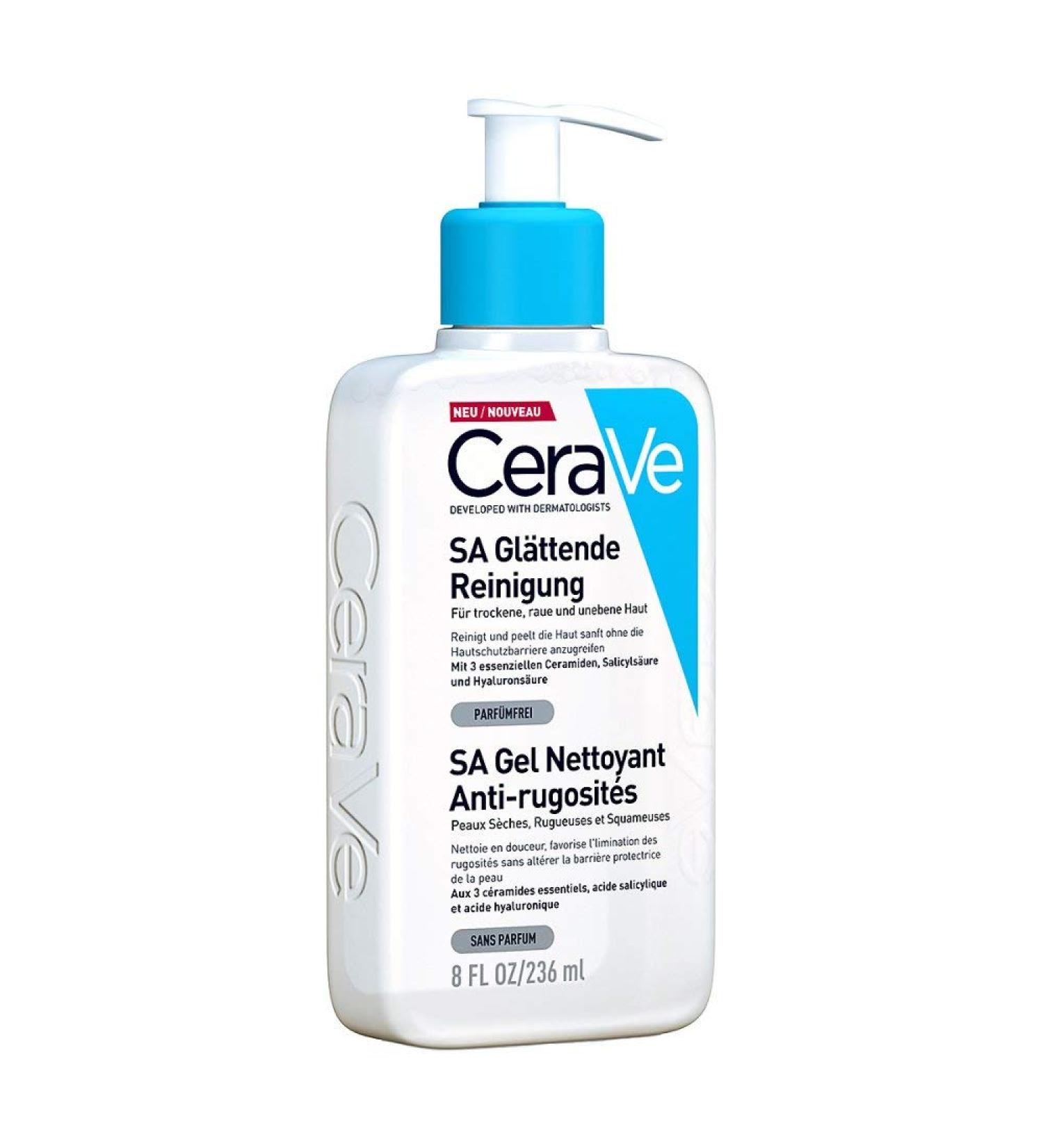 Buy CeraVe SA Cleansing Cream 236ml - Exfoliating Cleanser for Smooth Skin | International Shipping Available - Buy Online on GoSupps.com