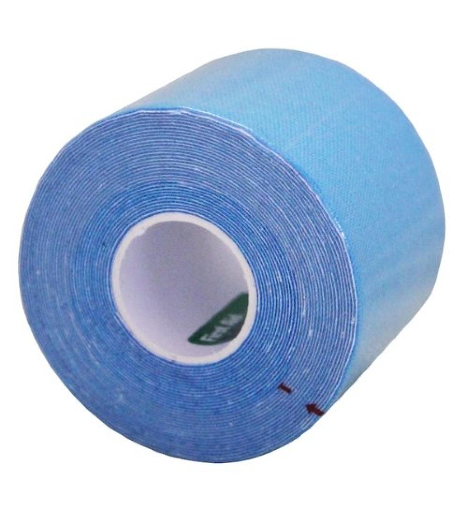 Kinesiology Tape - Choose Your Color! - Muscle Wrap - Adhesive Cotton Bandage (Blue)
